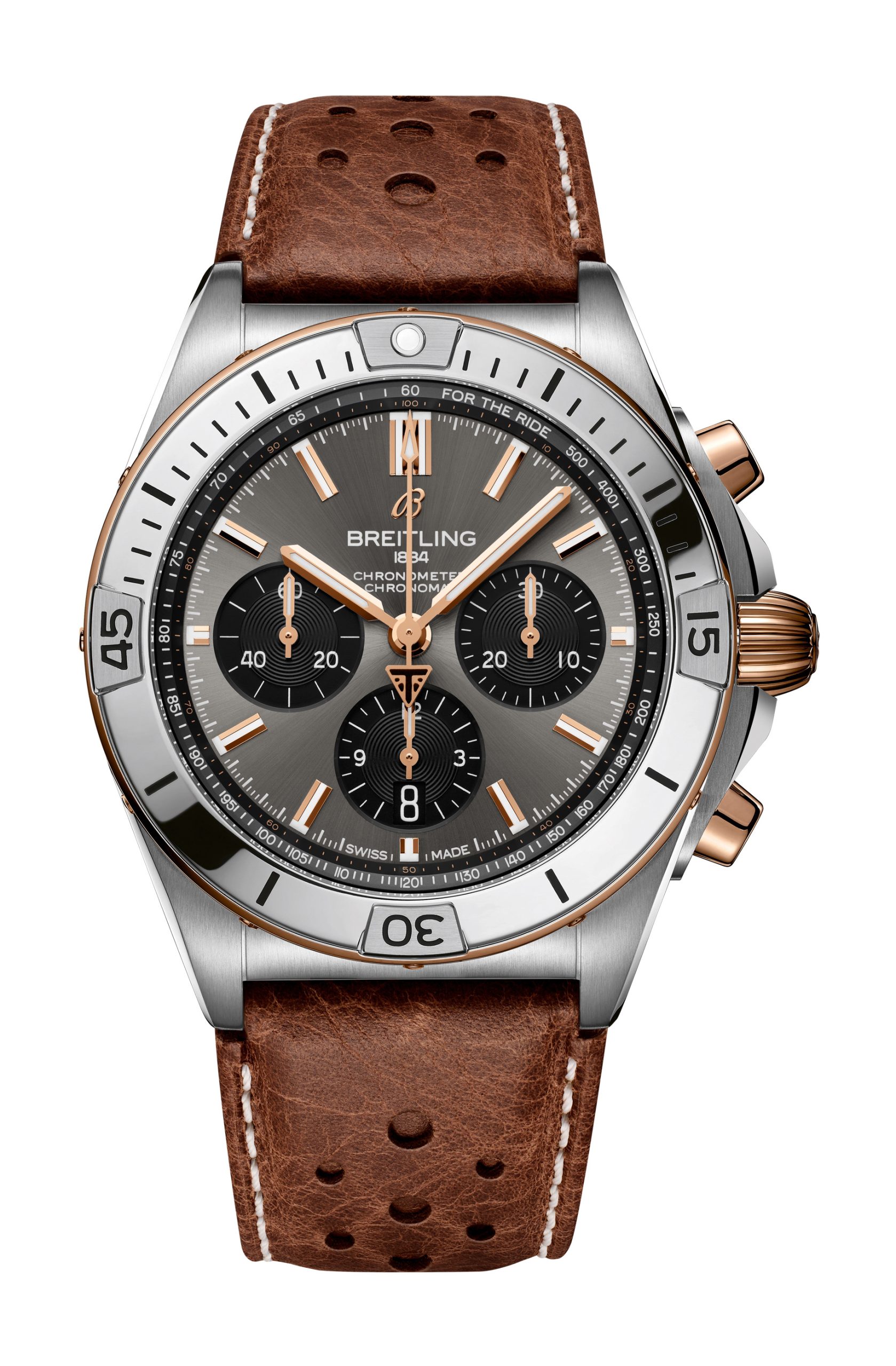Breitling Chronomat B01 42 Triumph luxury timepiece - detailed view