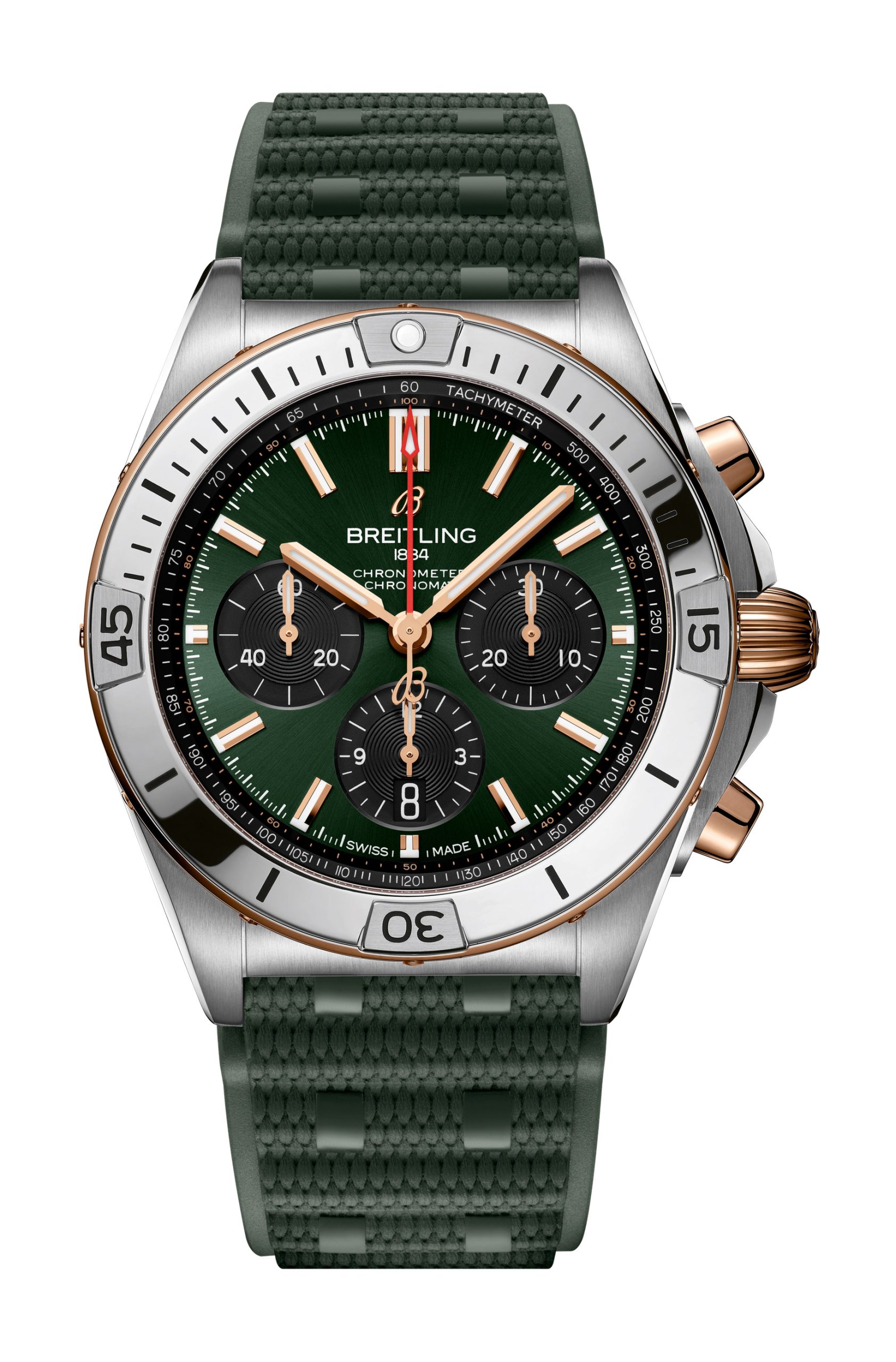 Breitling Chronomat B01 42 luxury timepiece - detailed view