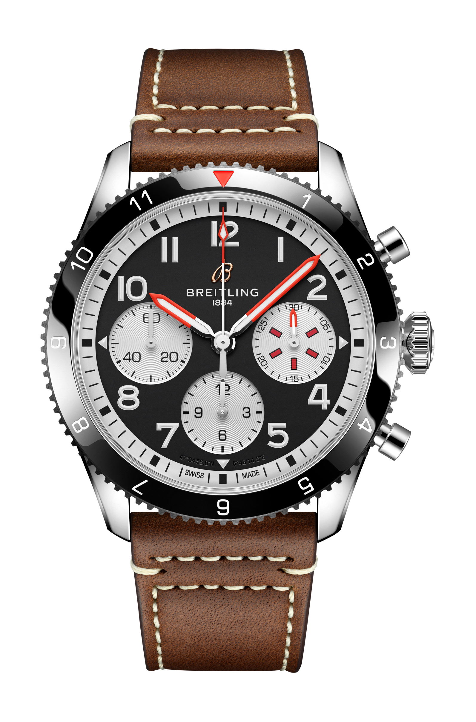 Breitling Classic AVI Chronograph 42 Mosquito luxury timepiece - detailed view