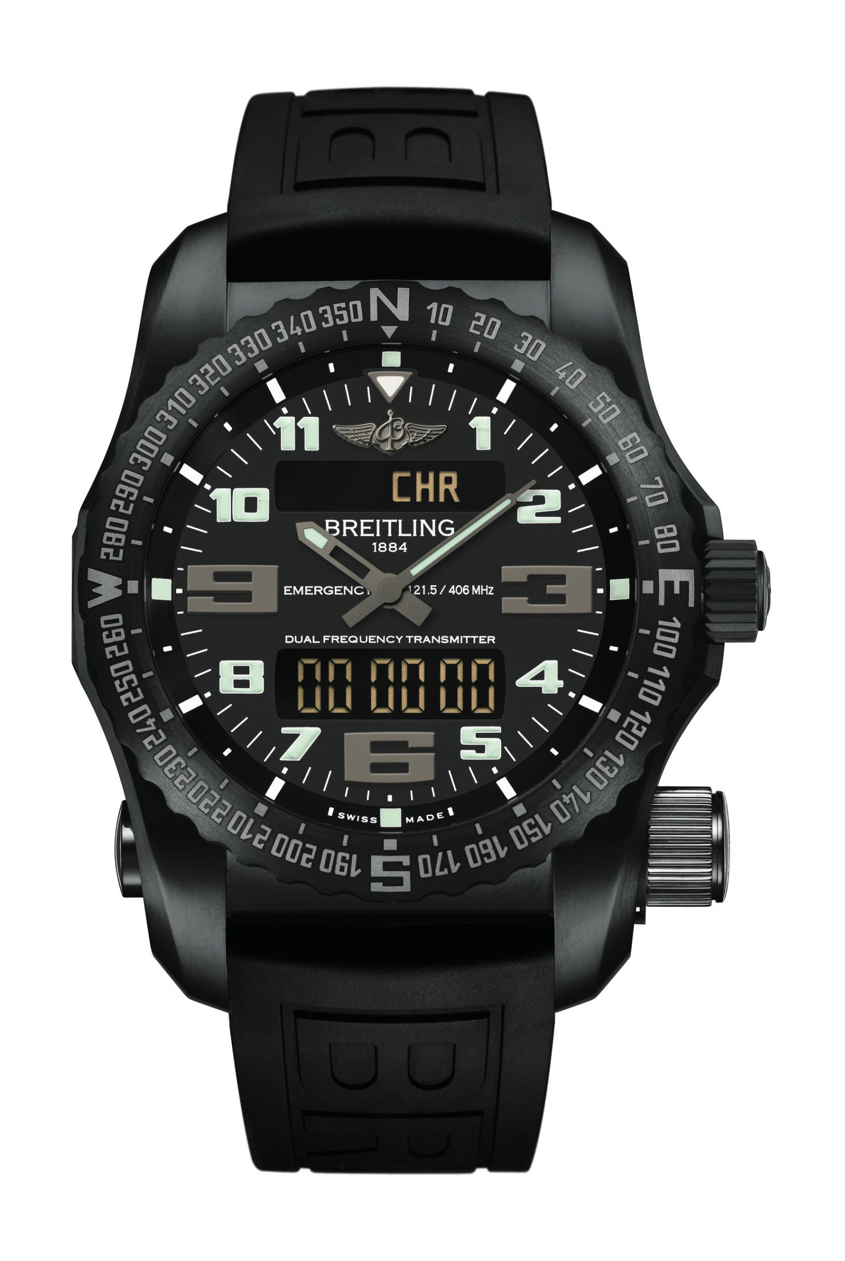 Breitling Emergency luxury timepiece - detailed view