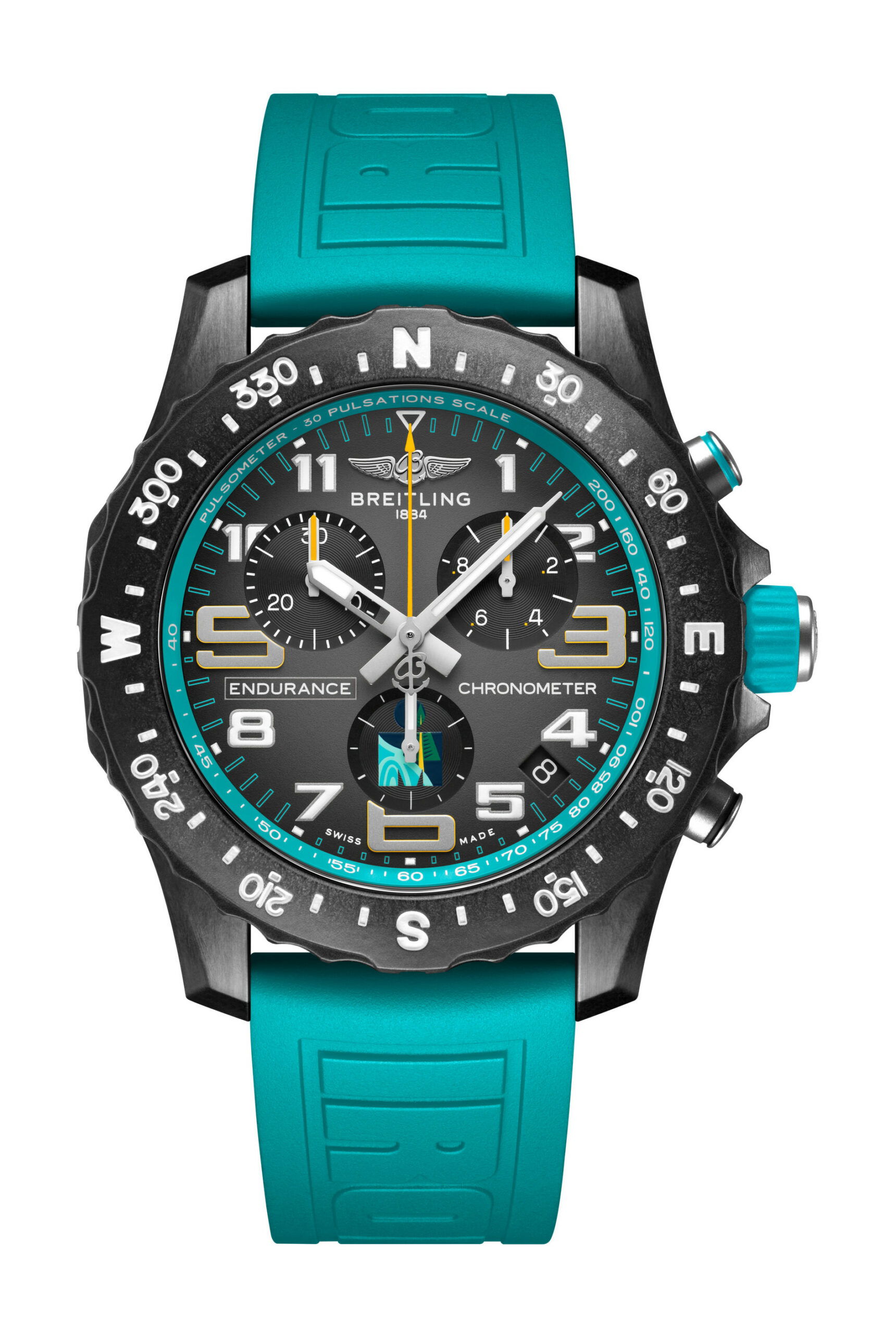 Breitling Endurance Pro 44 Ironman® 70.3 World Championship luxury timepiece - detailed view