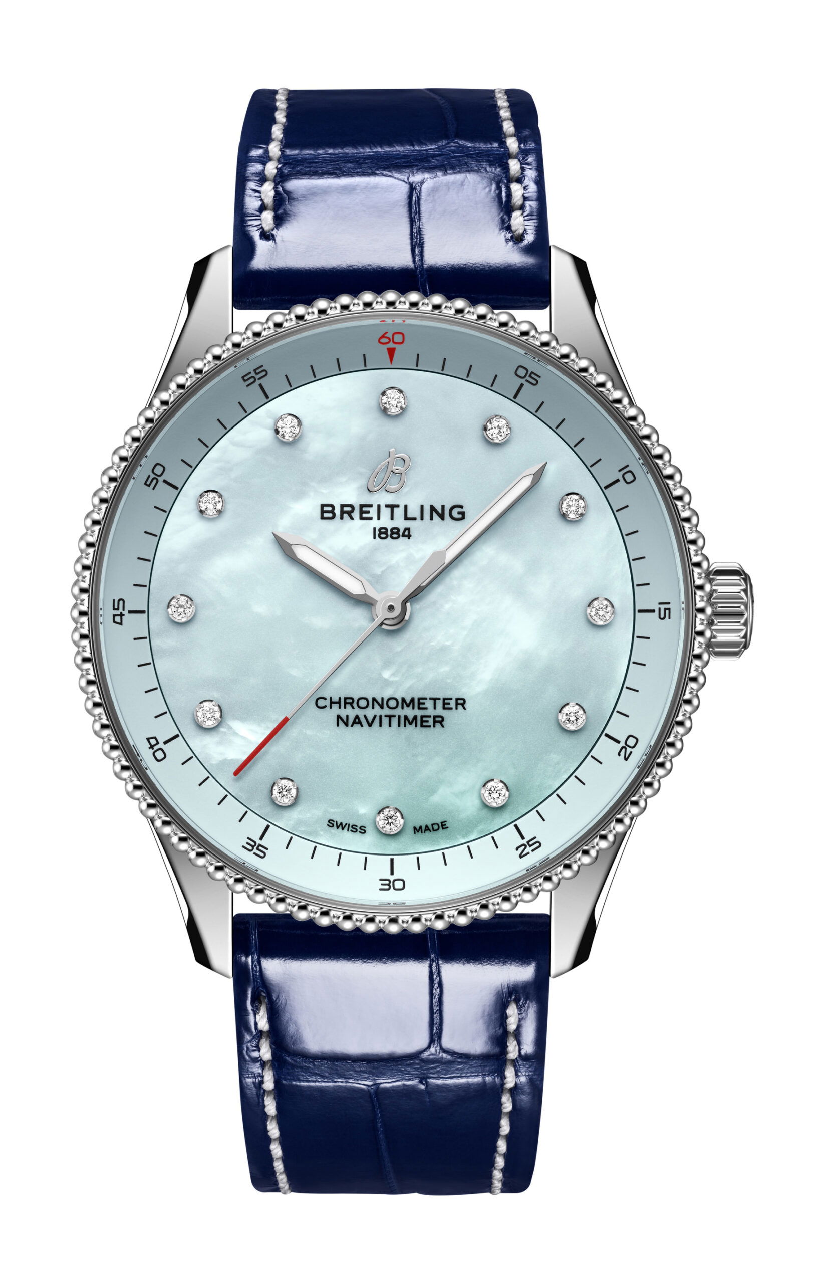 Breitling Navitimer 32 luxury timepiece - detailed view