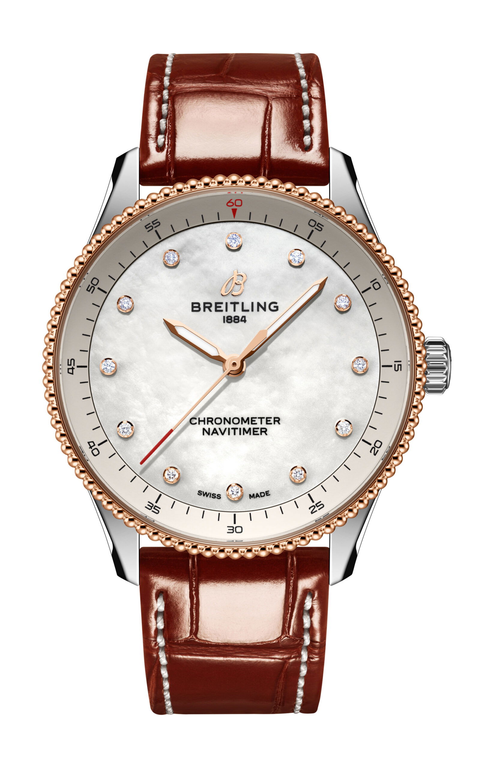 Breitling Navitimer 32 luxury timepiece - detailed view