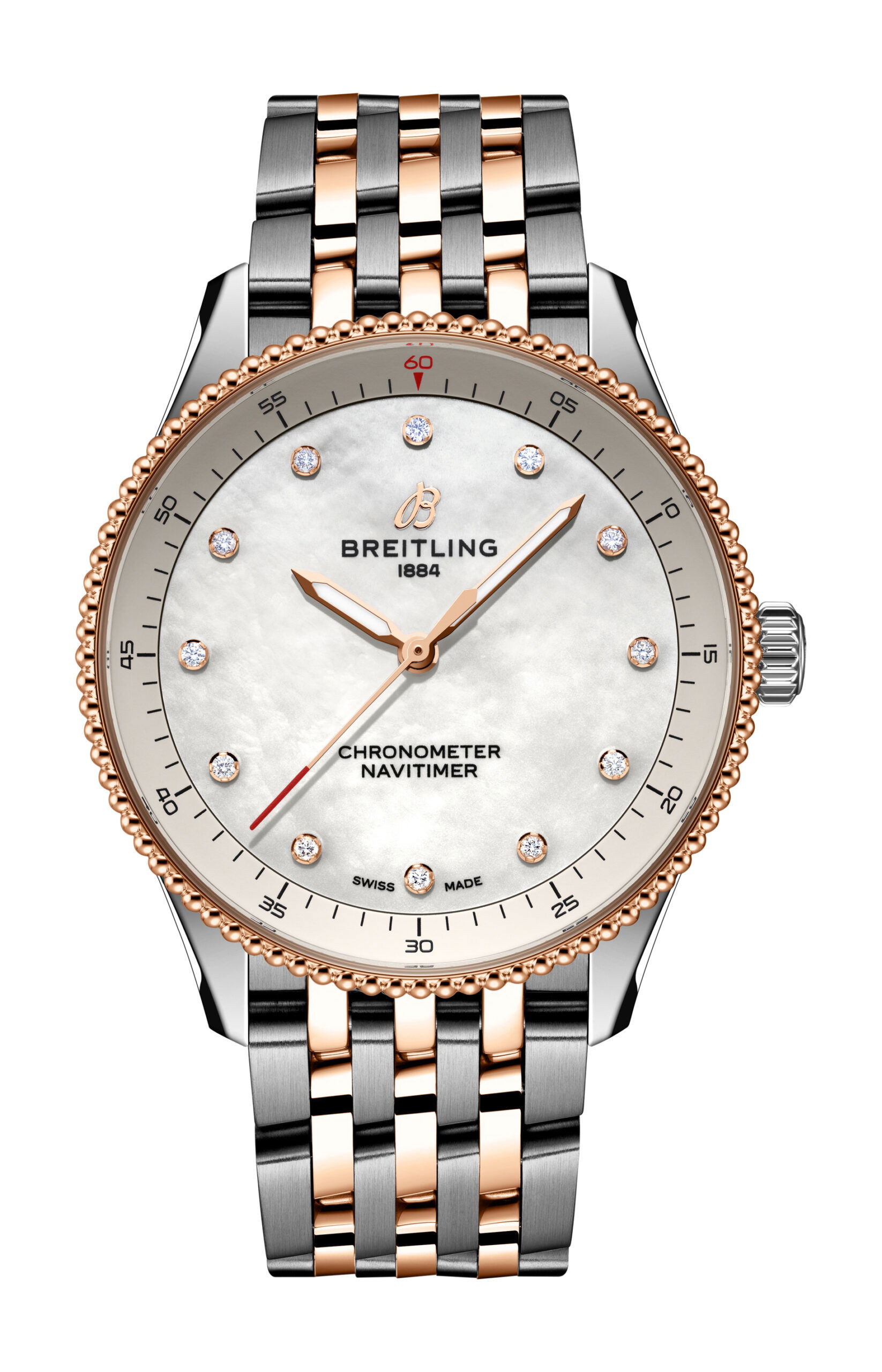 Breitling Navitimer 32 luxury timepiece - detailed view