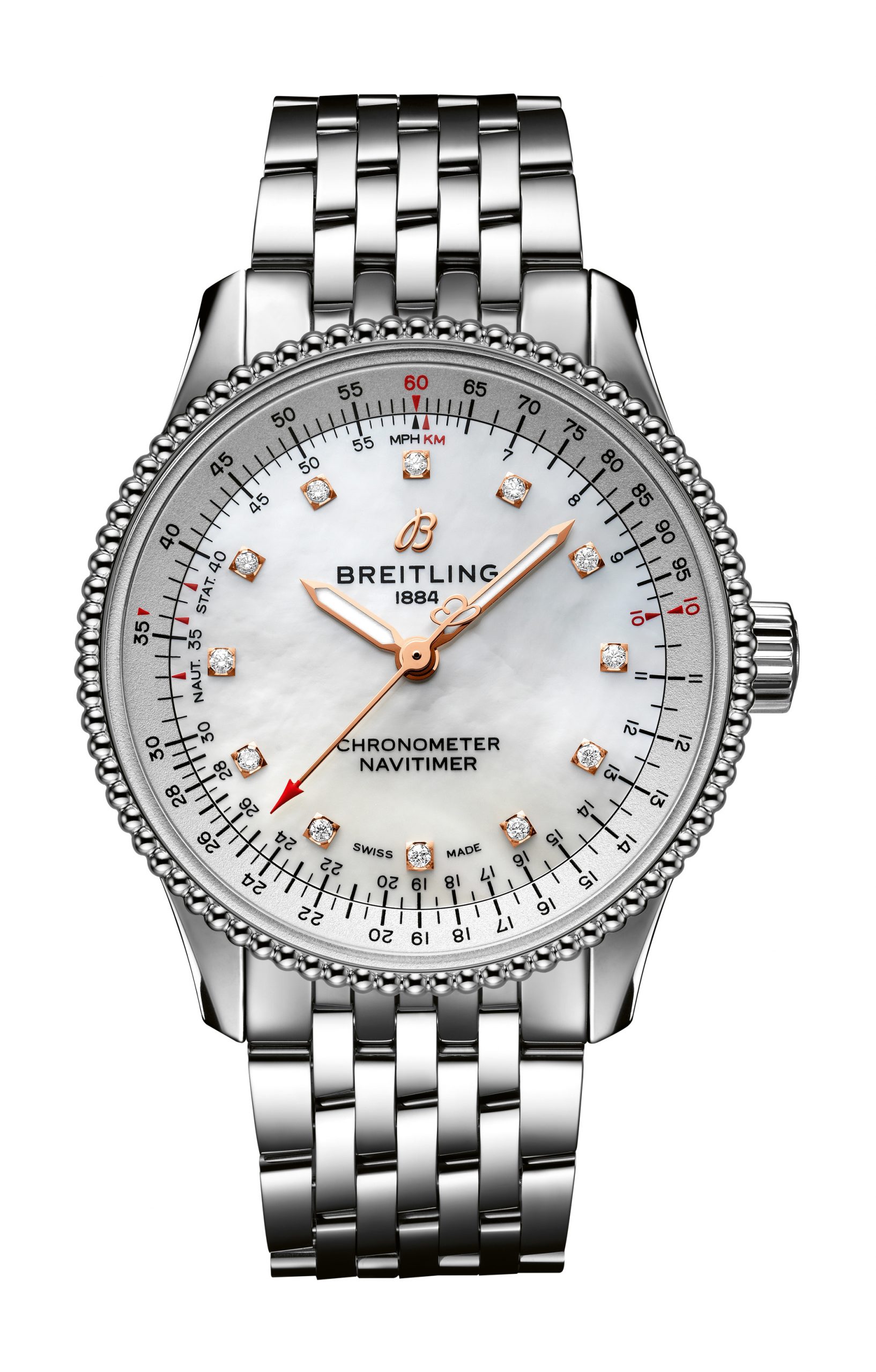 Breitling Navitimer Automatic 35 luxury timepiece - detailed view
