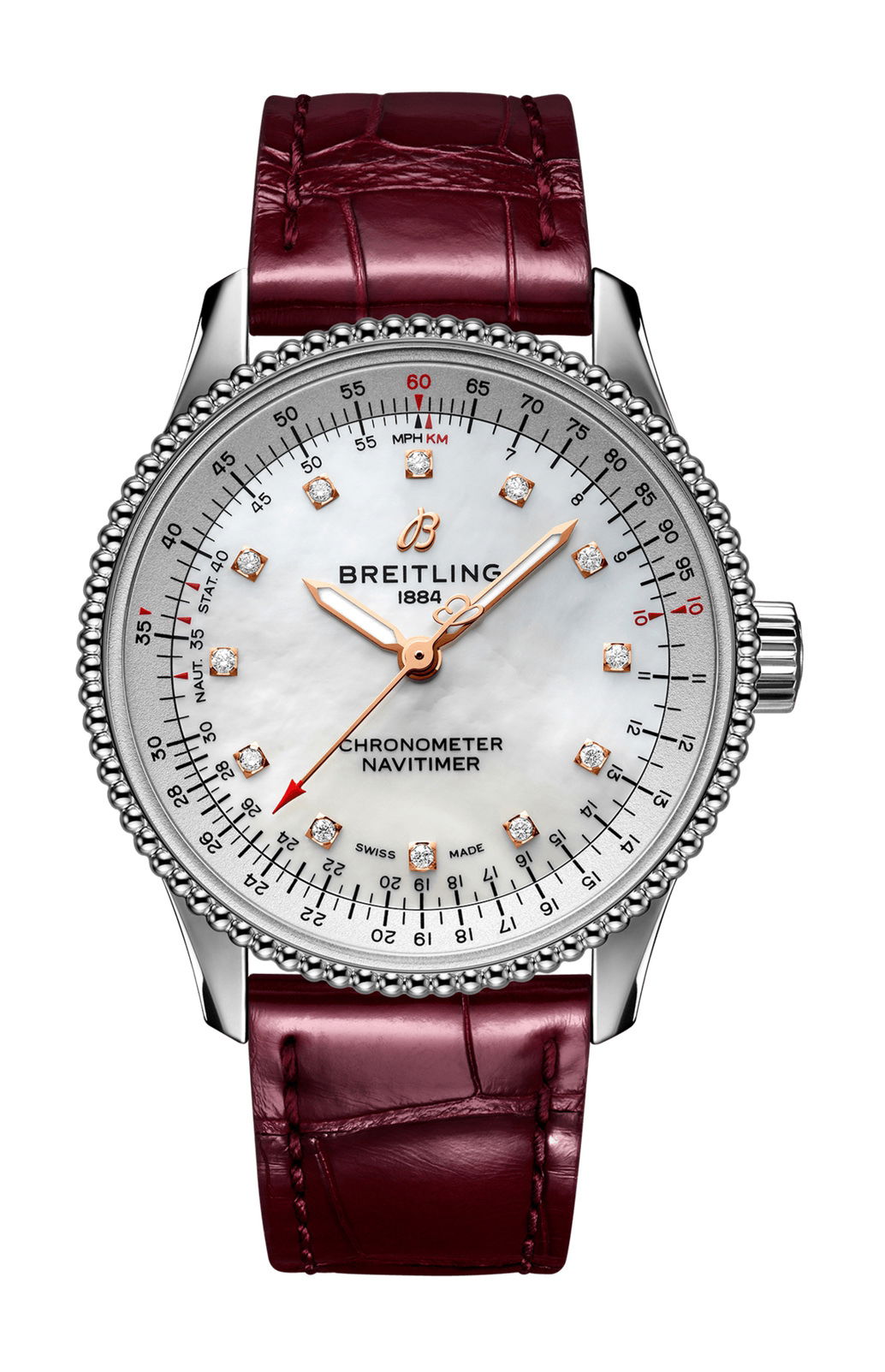 Breitling Navitimer Automatic 35 luxury timepiece - detailed view