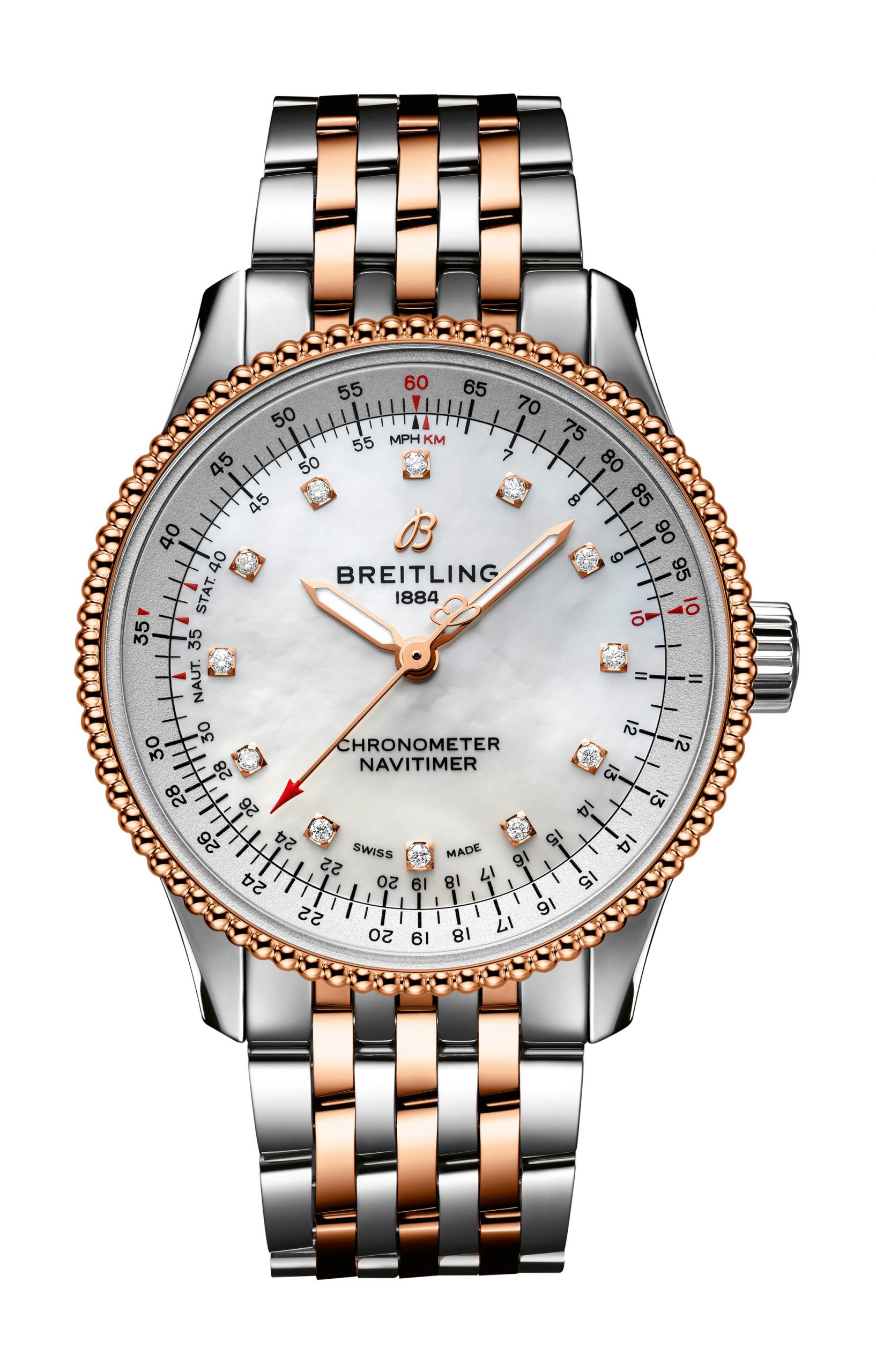 Breitling Navitimer Automatic 35 luxury timepiece - detailed view