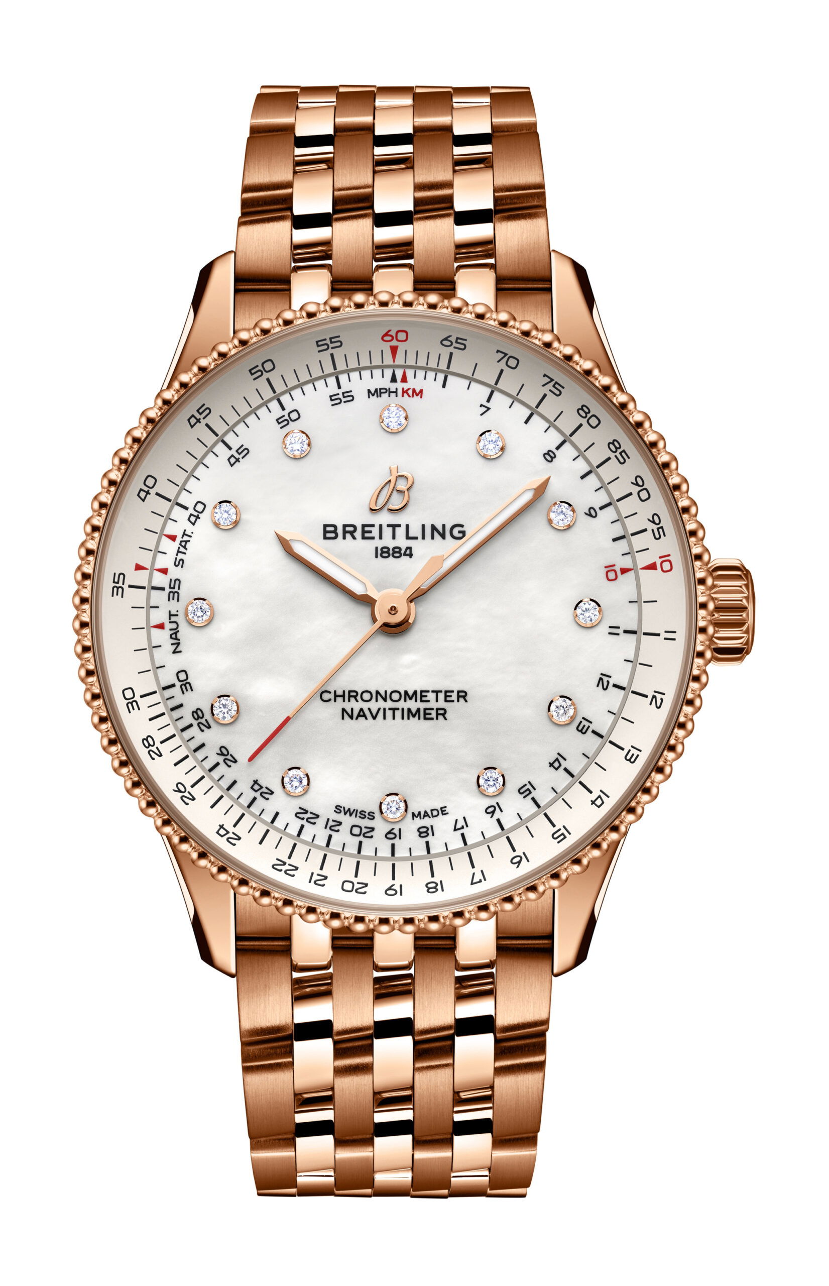 Breitling Navitimer Automatic 36 luxury timepiece - detailed view