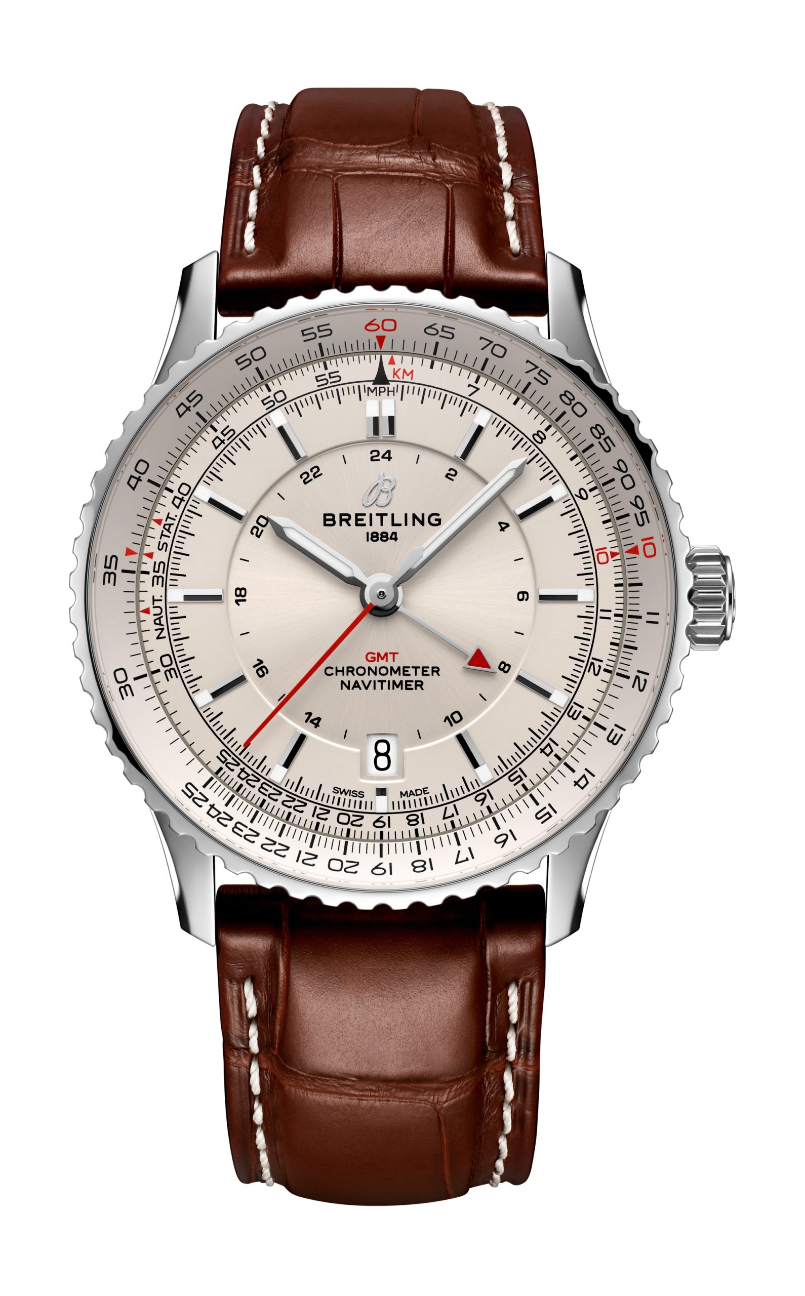 Breitling Navitimer Automatic GMT 41 luxury timepiece - detailed view