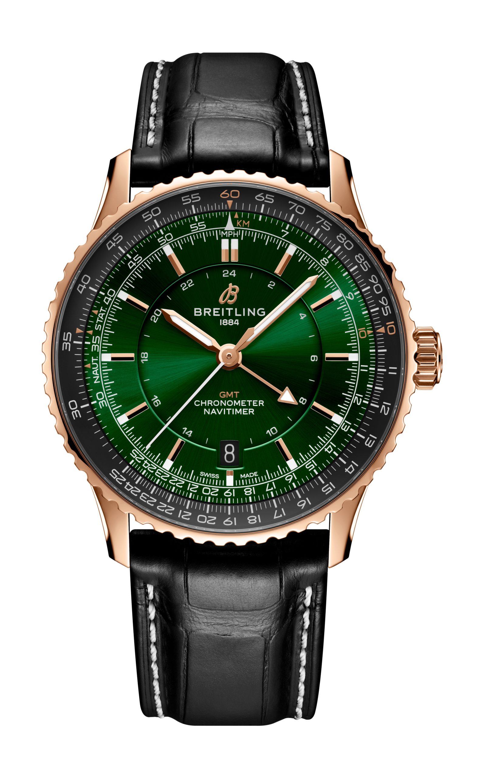 Breitling Navitimer Automatic GMT 41 luxury timepiece - detailed view