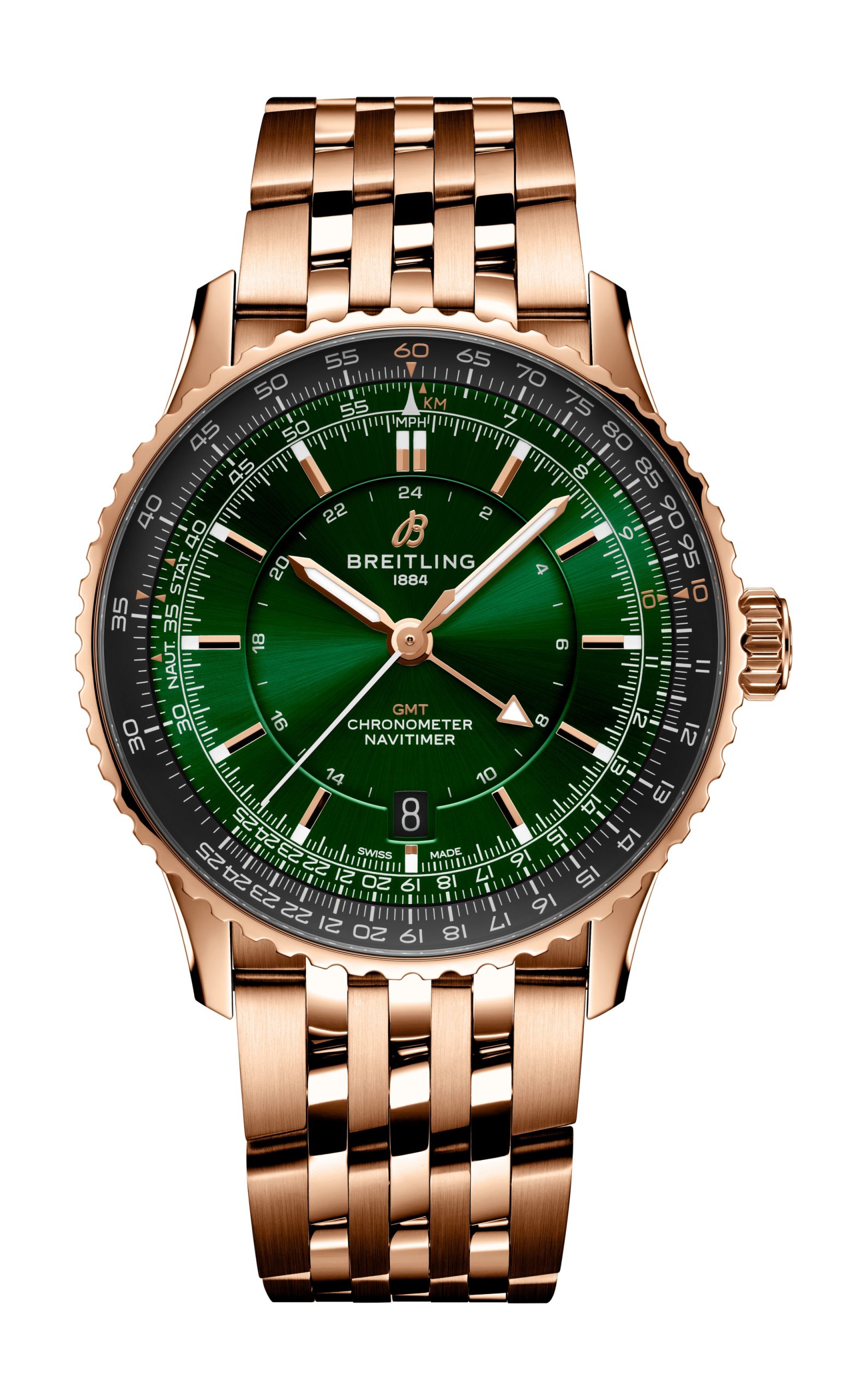 Breitling Navitimer Automatic GMT 41 luxury timepiece - detailed view