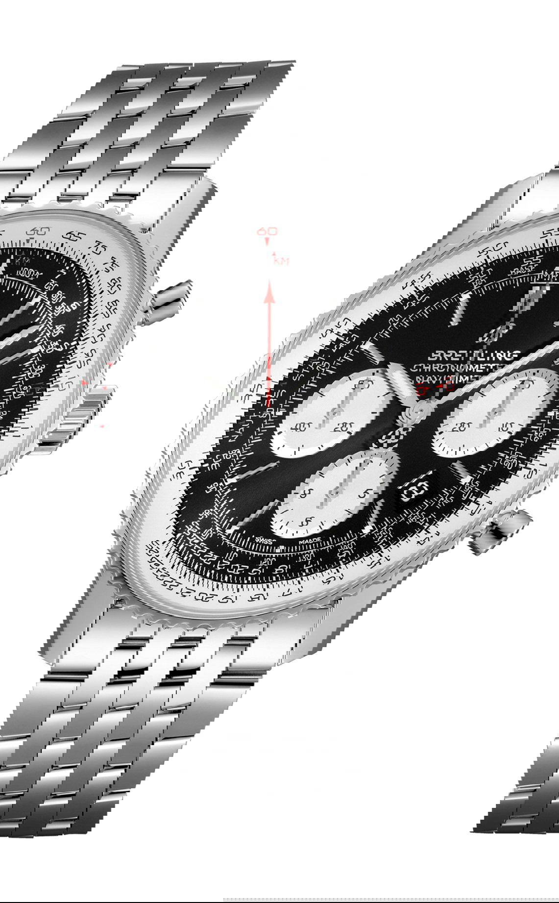 Breitling Navitimer B01 Chronograph 43 luxury timepiece - detailed view