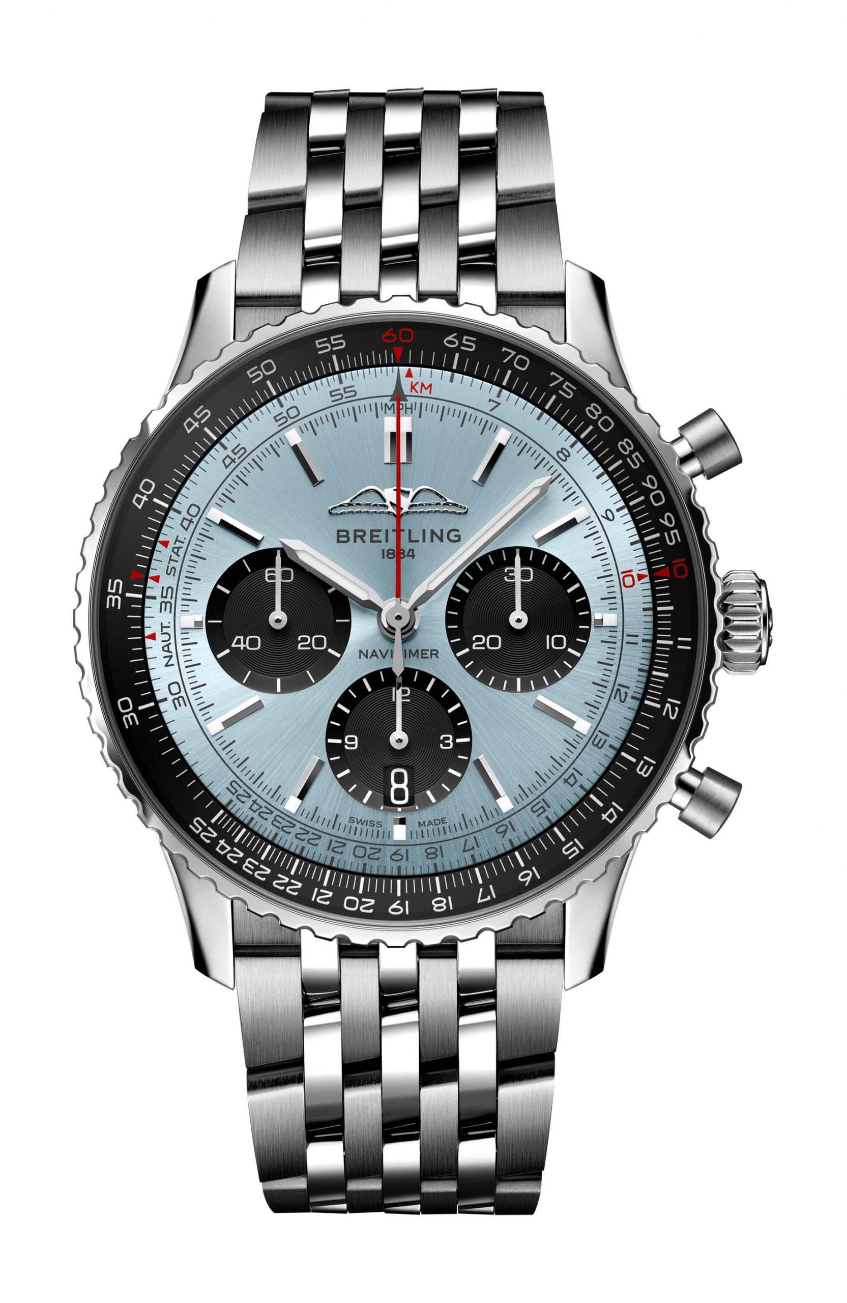 Breitling Navitimer B01 Chronograph 43 luxury timepiece - detailed view