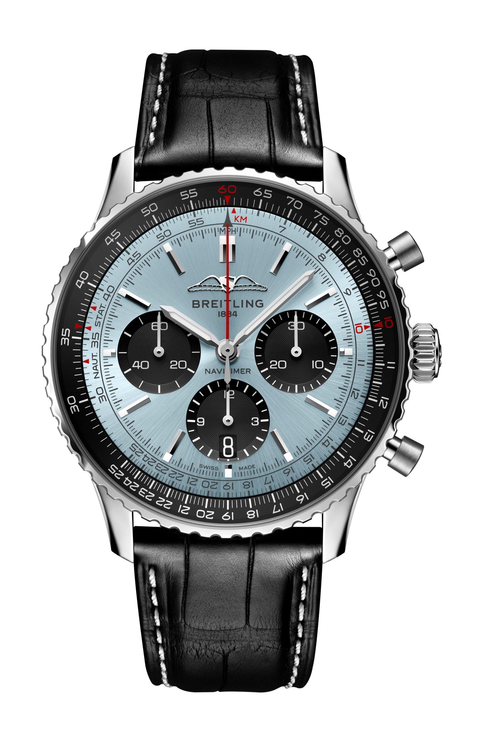 Breitling Navitimer B01 Chronograph 43 luxury timepiece - detailed view