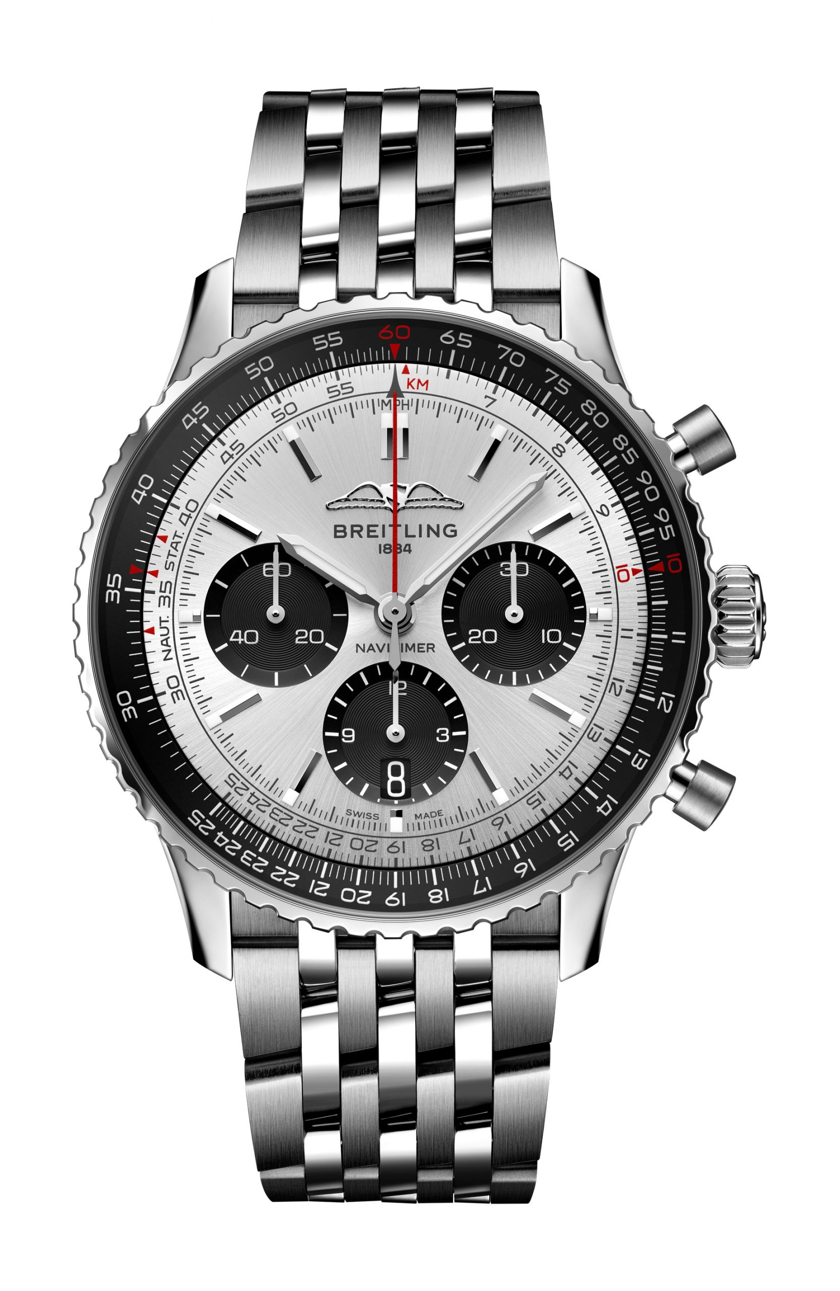 Breitling Navitimer B01 Chronograph 43 luxury timepiece - detailed view