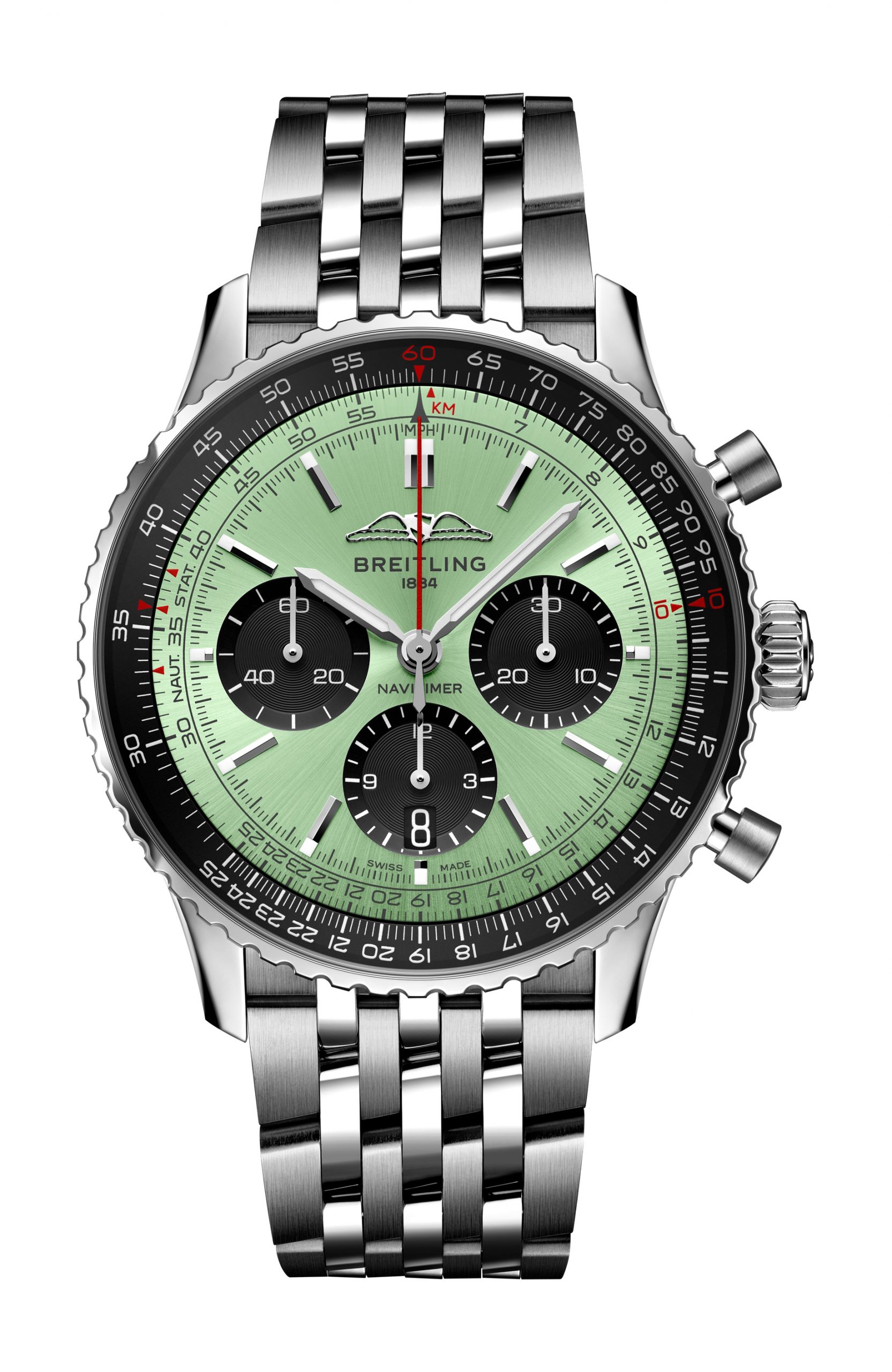 Breitling Navitimer B01 Chronograph 43 luxury timepiece - detailed view