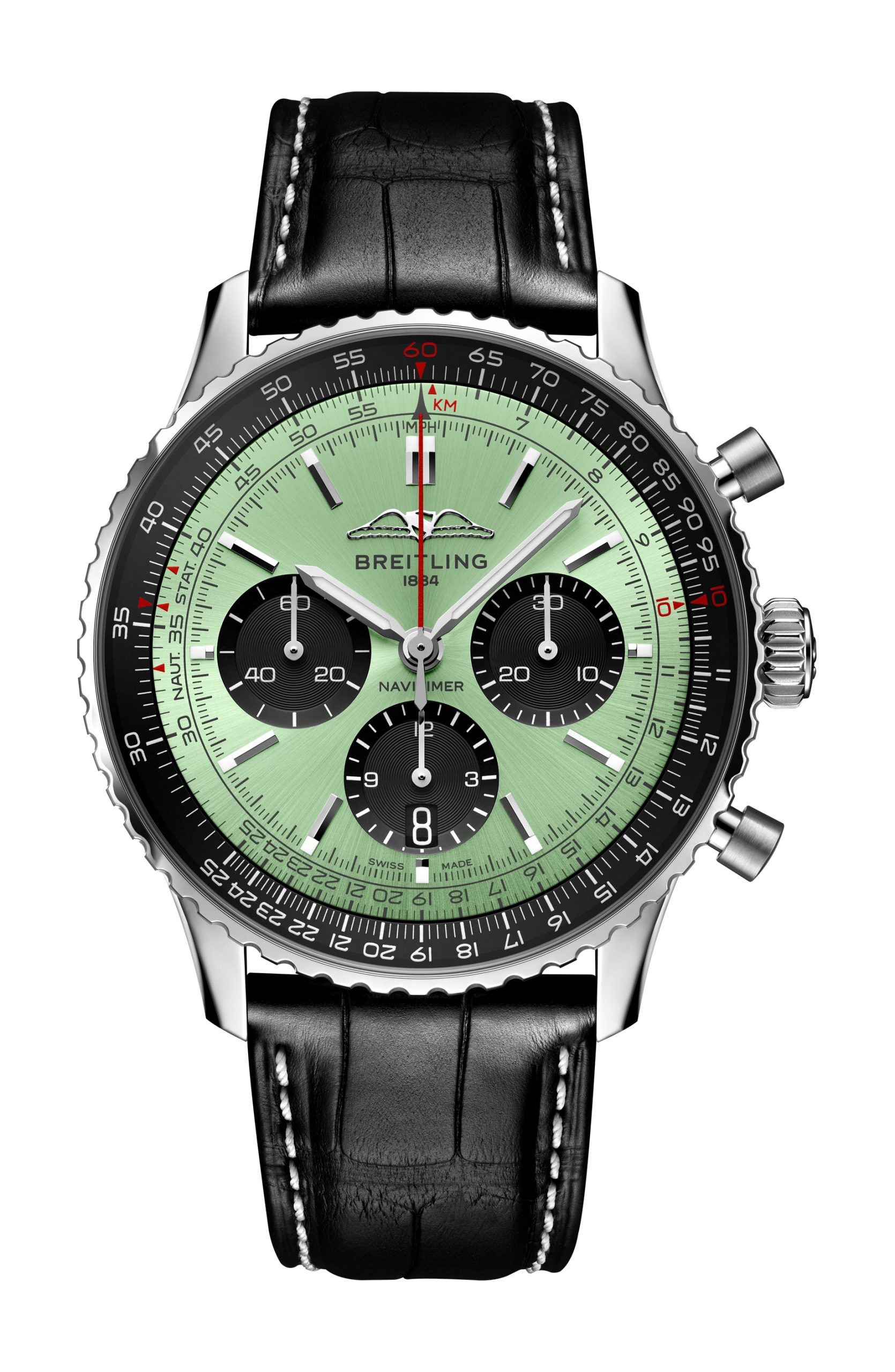 Breitling Navitimer B01 Chronograph 43 luxury timepiece - detailed view