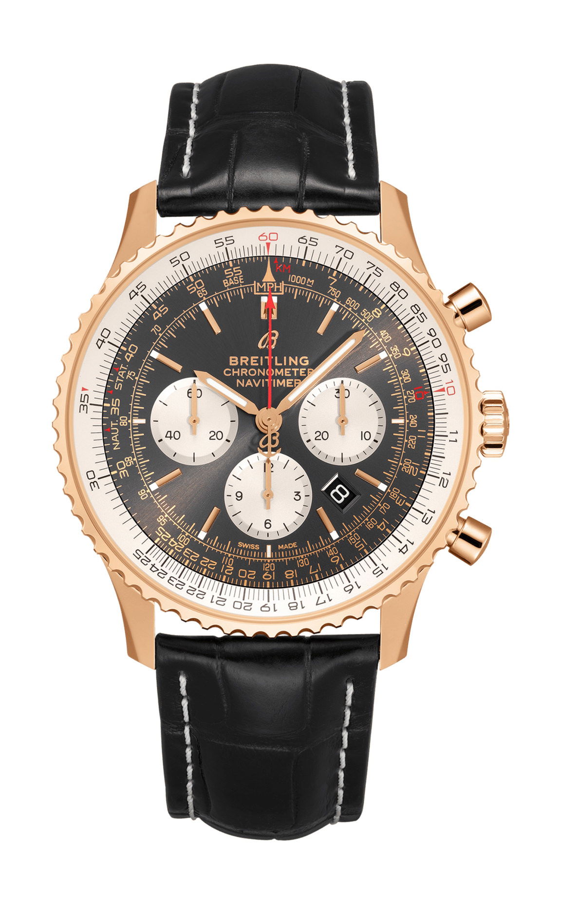 Breitling Navitimer B01 Chronograph 46 luxury timepiece - detailed view