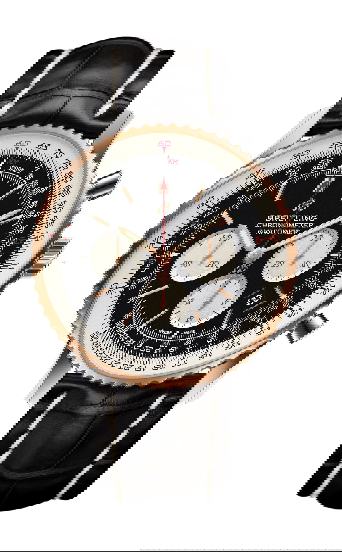 Breitling Navitimer B01 Chronograph 46 luxury timepiece - detailed view