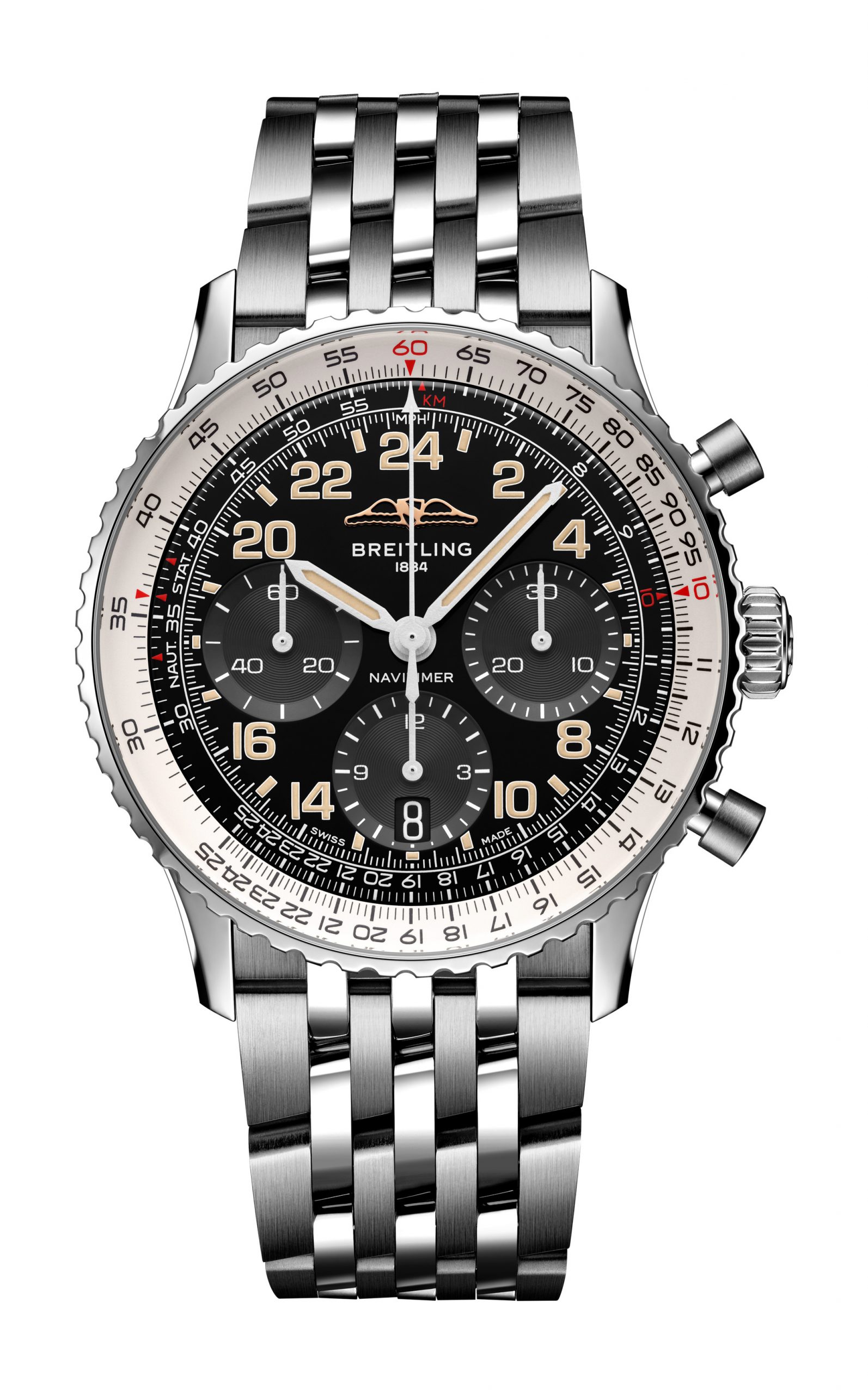 Breitling Navitimer B02 Chronograph 41 Cosmonaute Limited Edition luxury timepiece - detailed view