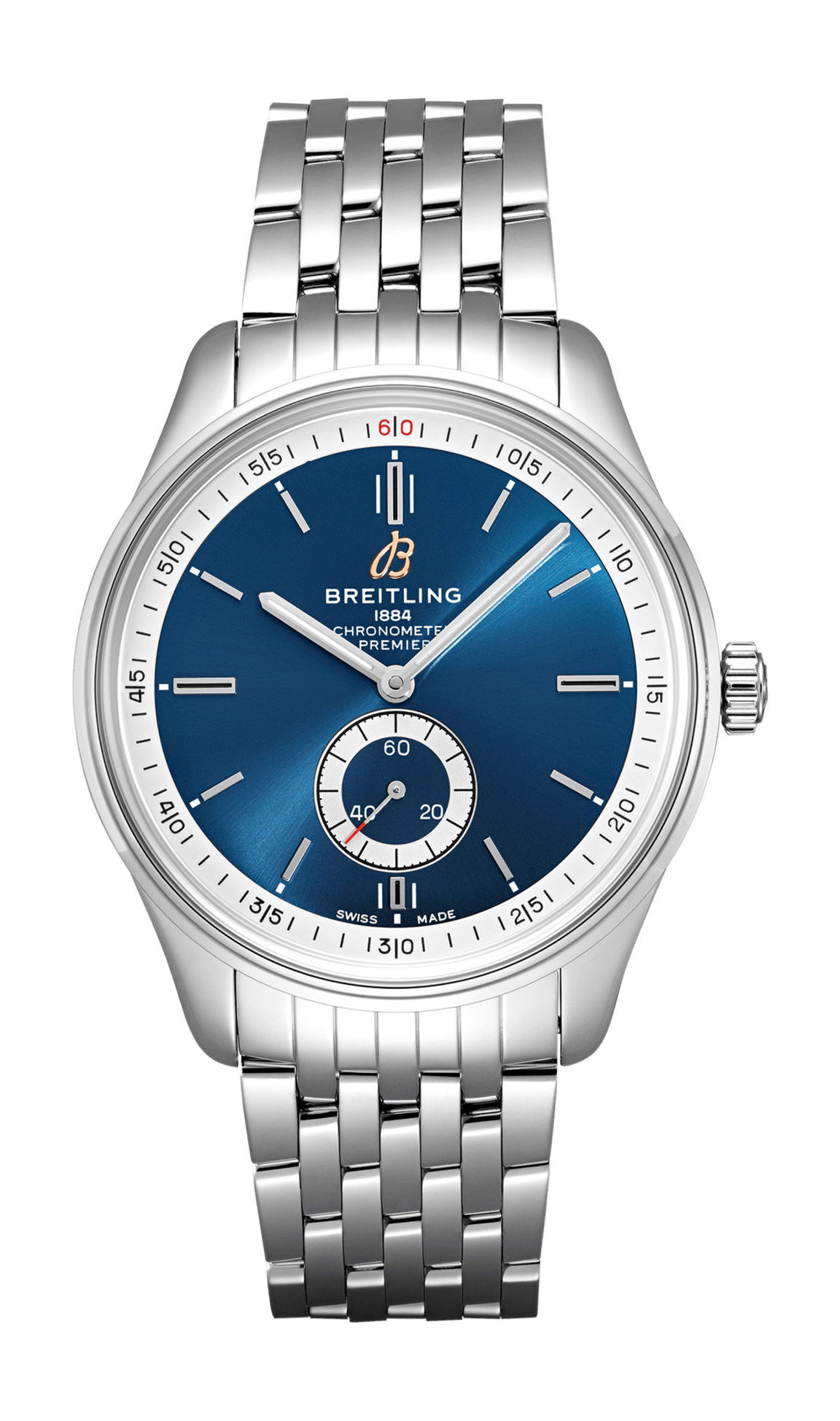 Breitling Premier Automatic 40 luxury timepiece - detailed view