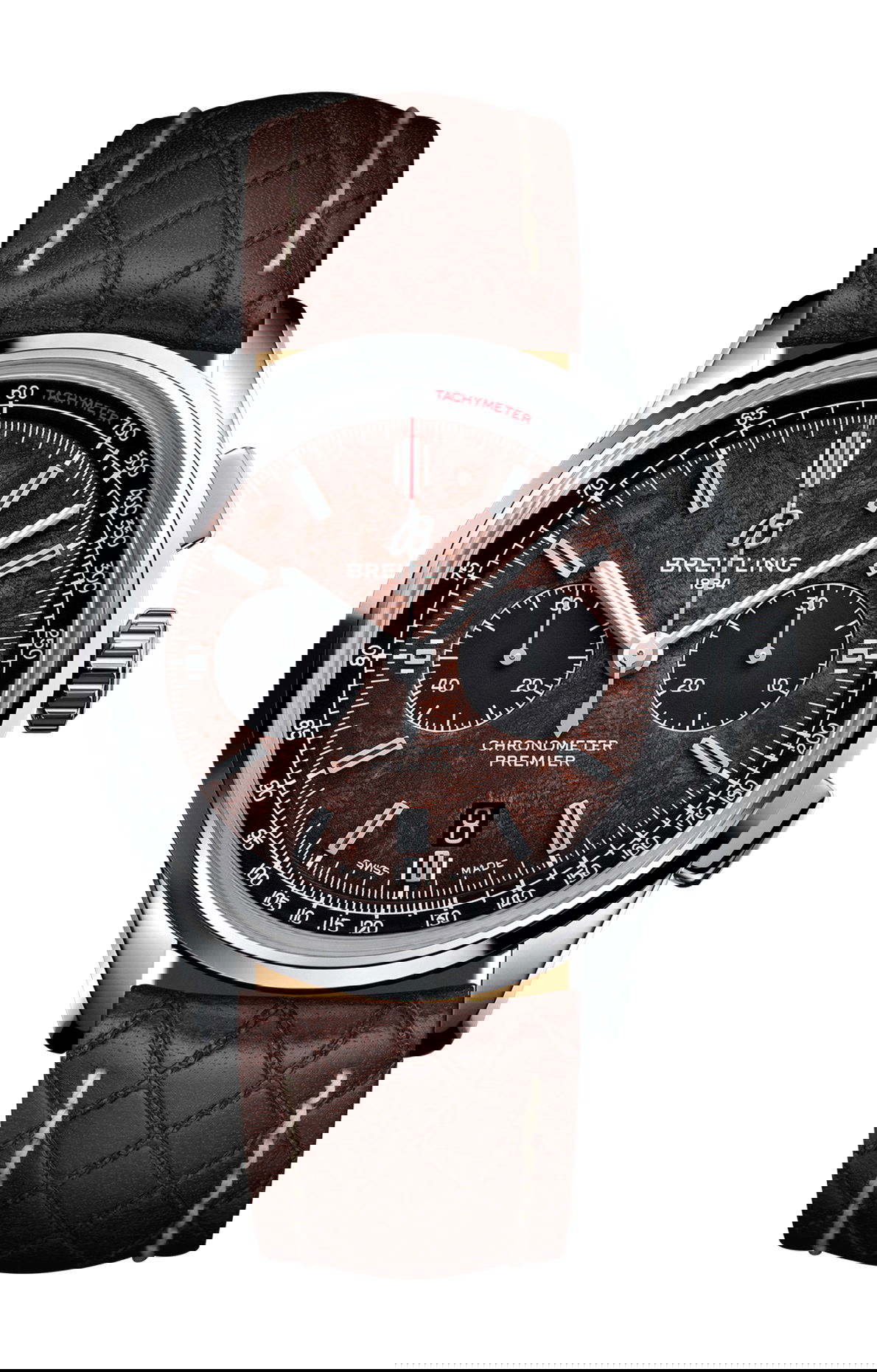 Breitling Premier B01 Chronograph 42 Bentley Centenary Limited Edition luxury timepiece - detailed view