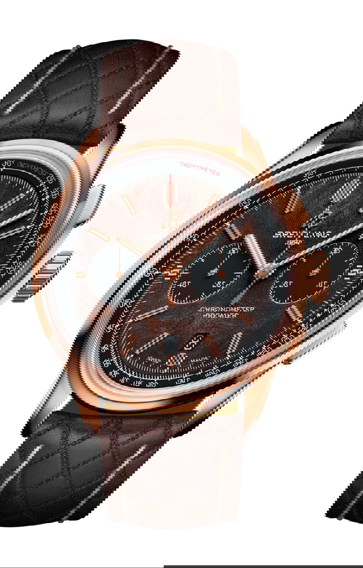 Breitling Premier B01 Chronograph 42 Bentley Centenary Limited Edition luxury timepiece - detailed view