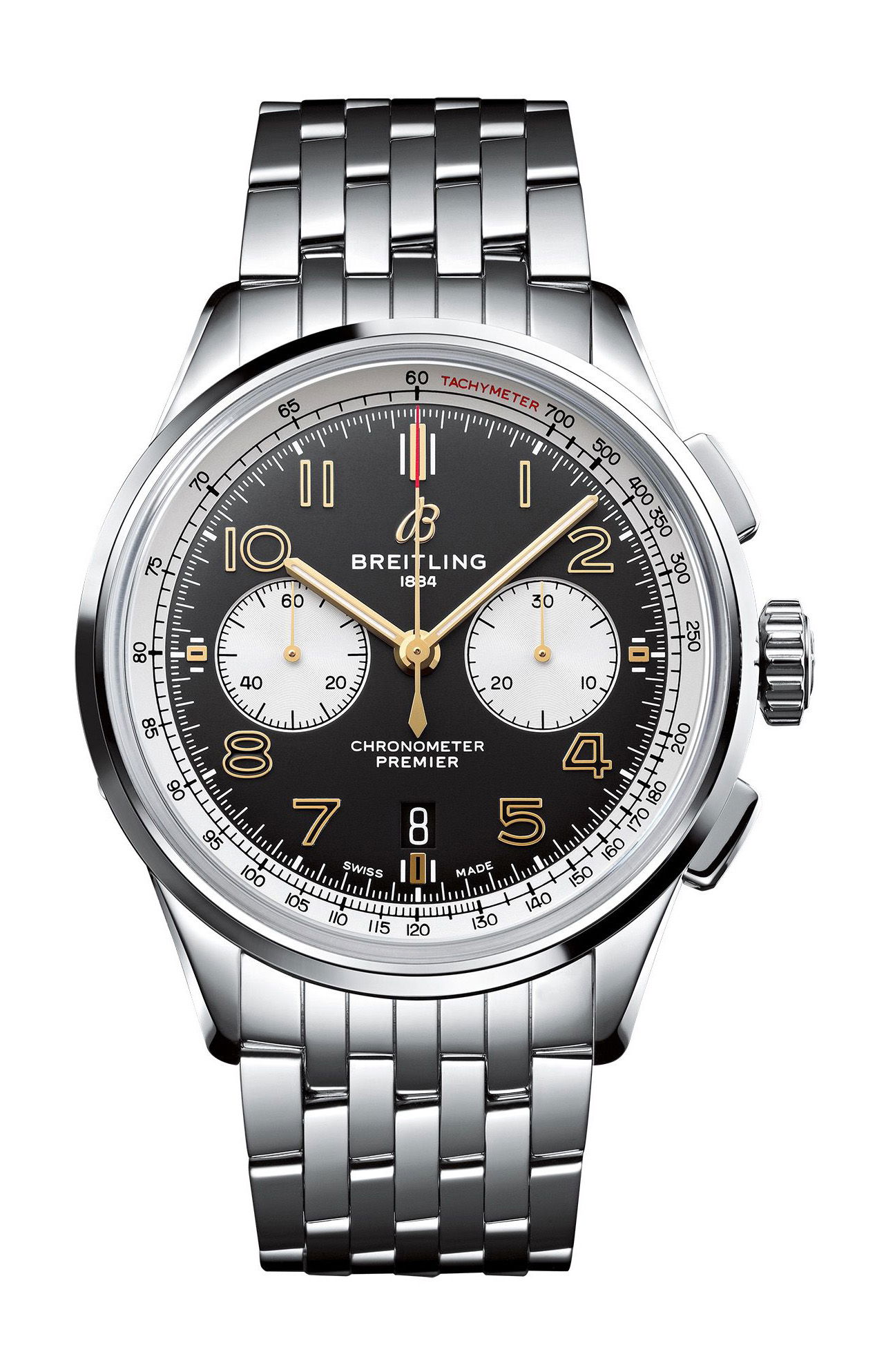 Breitling Premier B01 Chronograph 42 Norton Edition luxury timepiece - detailed view