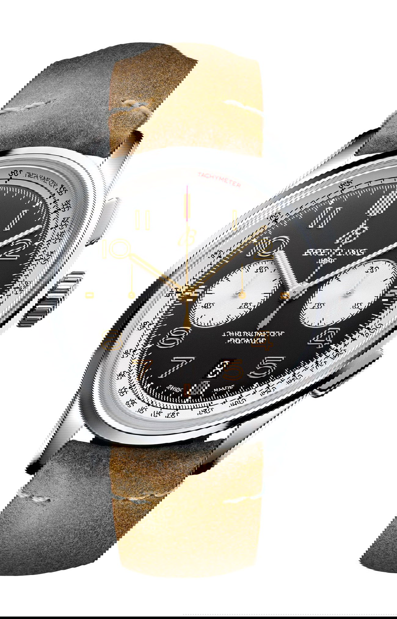 Breitling Premier B01 Chronograph 42 Norton Edition luxury timepiece - detailed view
