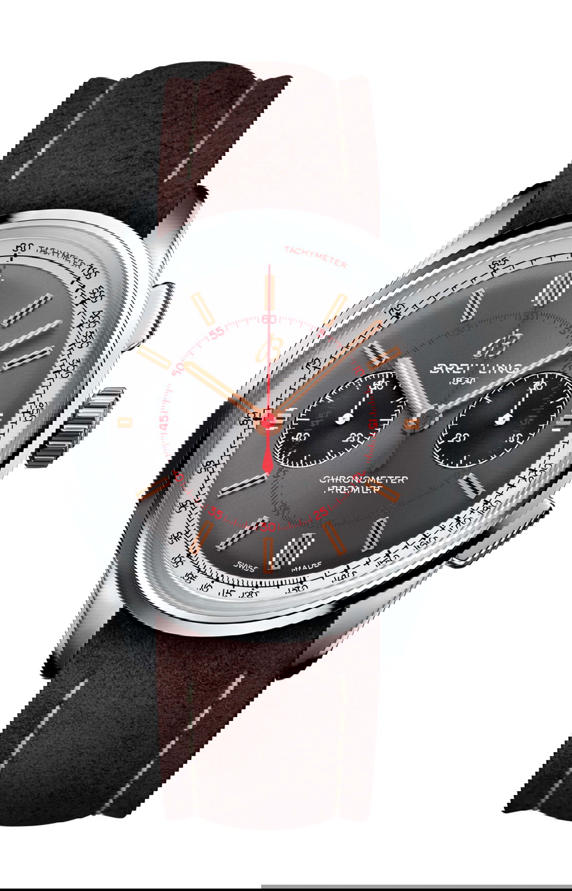 Breitling Premier B01 Chronograph 42 Wheels and Waves Limited Edition luxury timepiece - detailed view