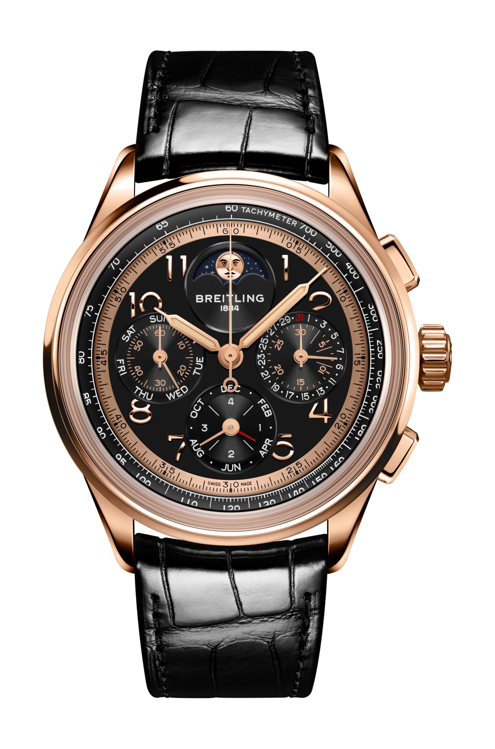 Breitling Premier B19 Datora 42 140th Anniversary luxury timepiece - detailed view