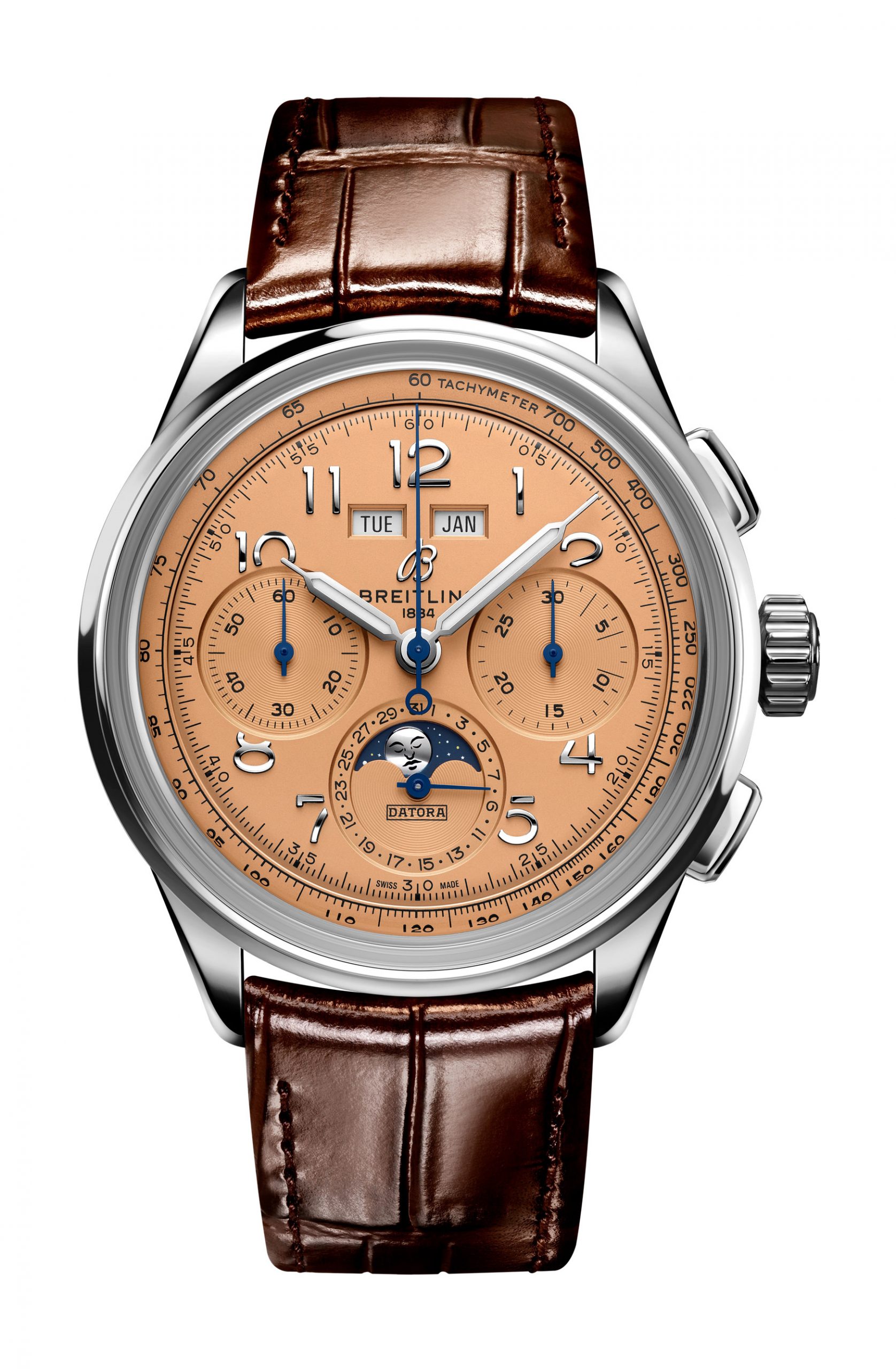 Breitling Premier B25 Datora 42 luxury timepiece - detailed view