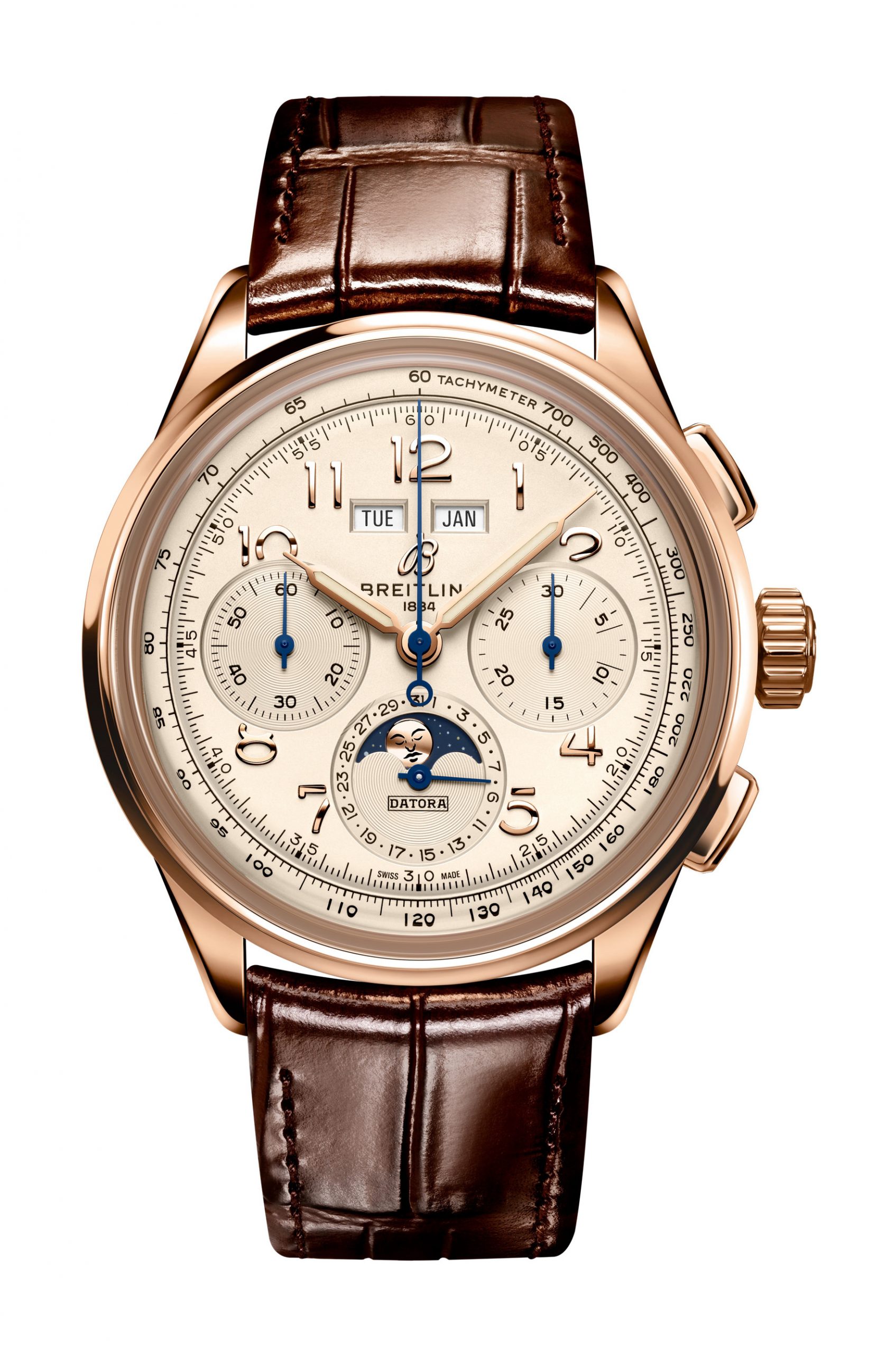 Breitling Premier B25 Datora 42 luxury timepiece - detailed view