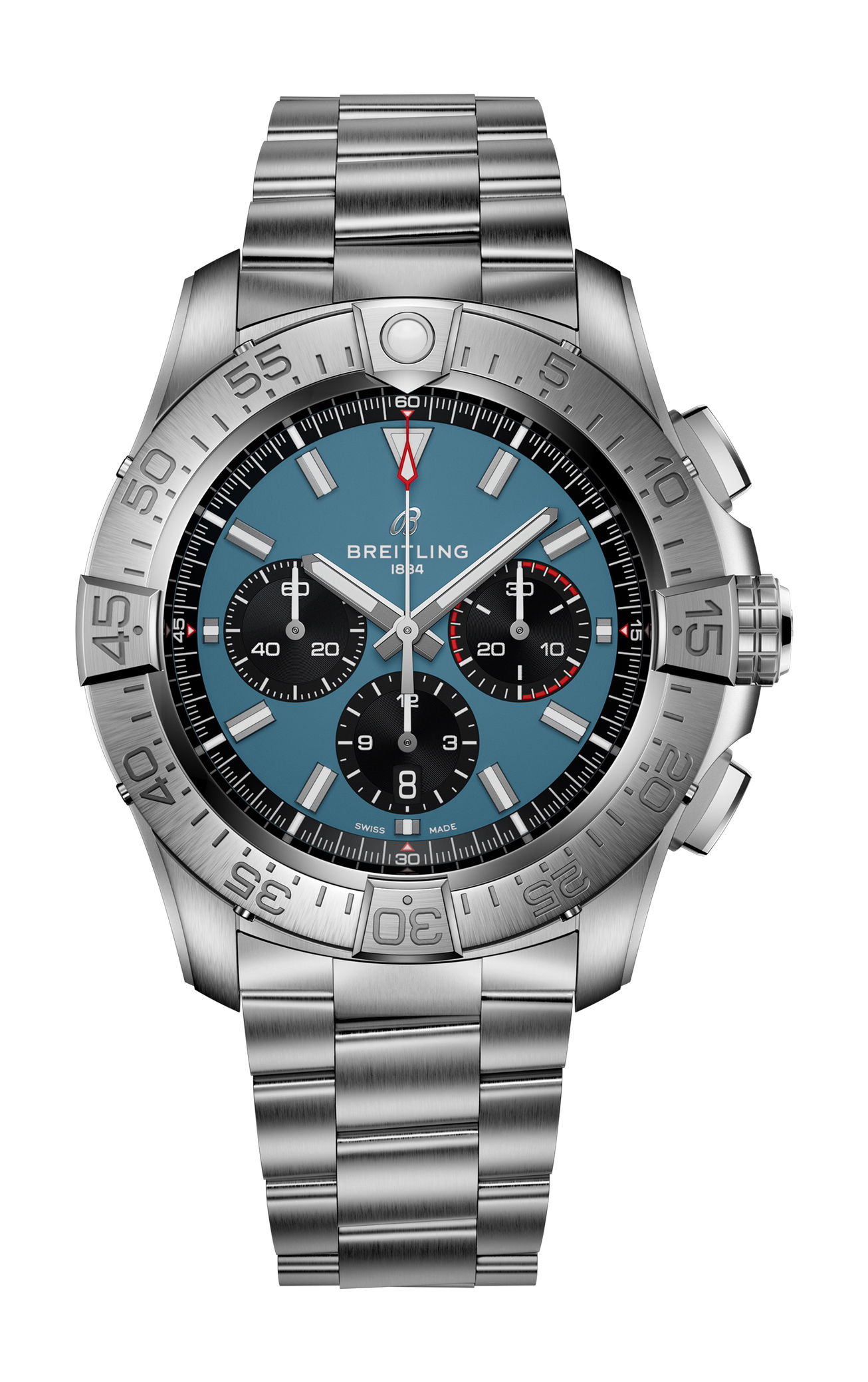 Breitling Super Avenger B01 Chronograph 46 luxury timepiece - detailed view