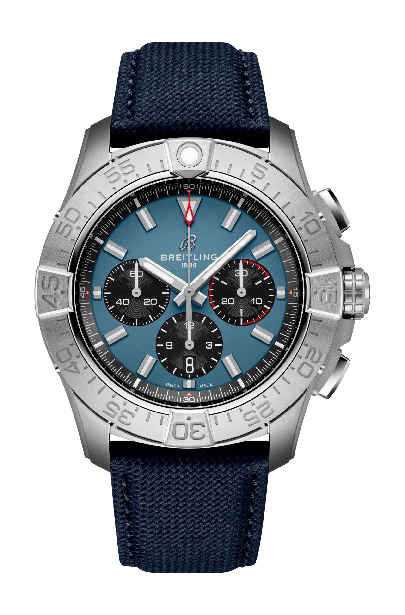 Breitling Super Avenger B01 Chronograph 46 luxury timepiece - detailed view