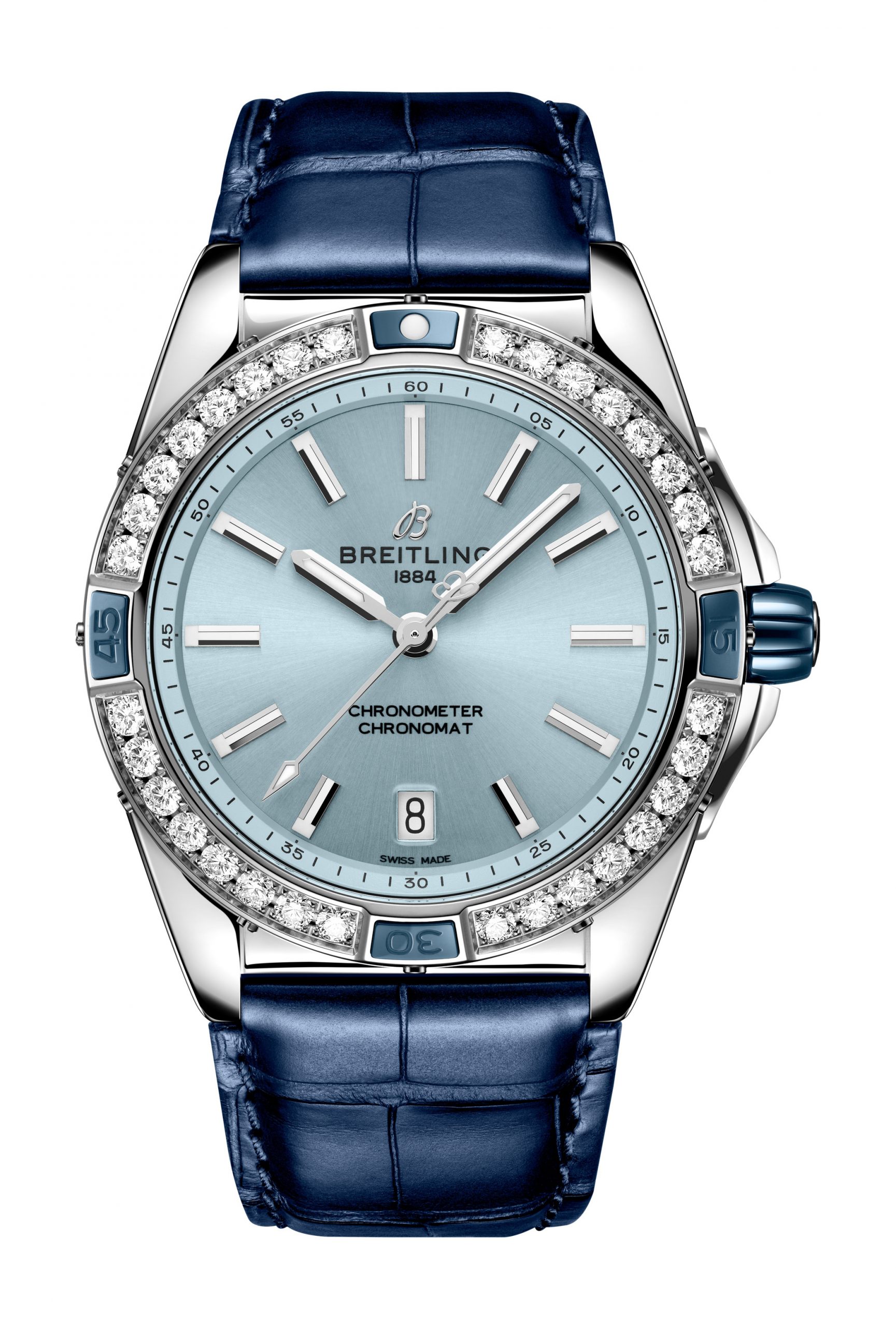 Breitling Super Chronomat Automatic 38 luxury timepiece - detailed view