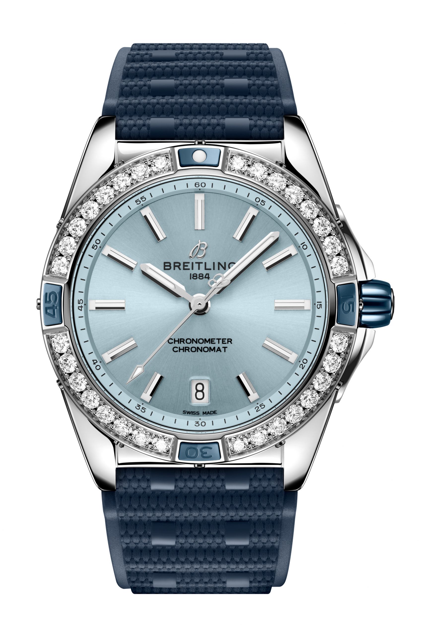 Breitling Super Chronomat Automatic 38 luxury timepiece - detailed view