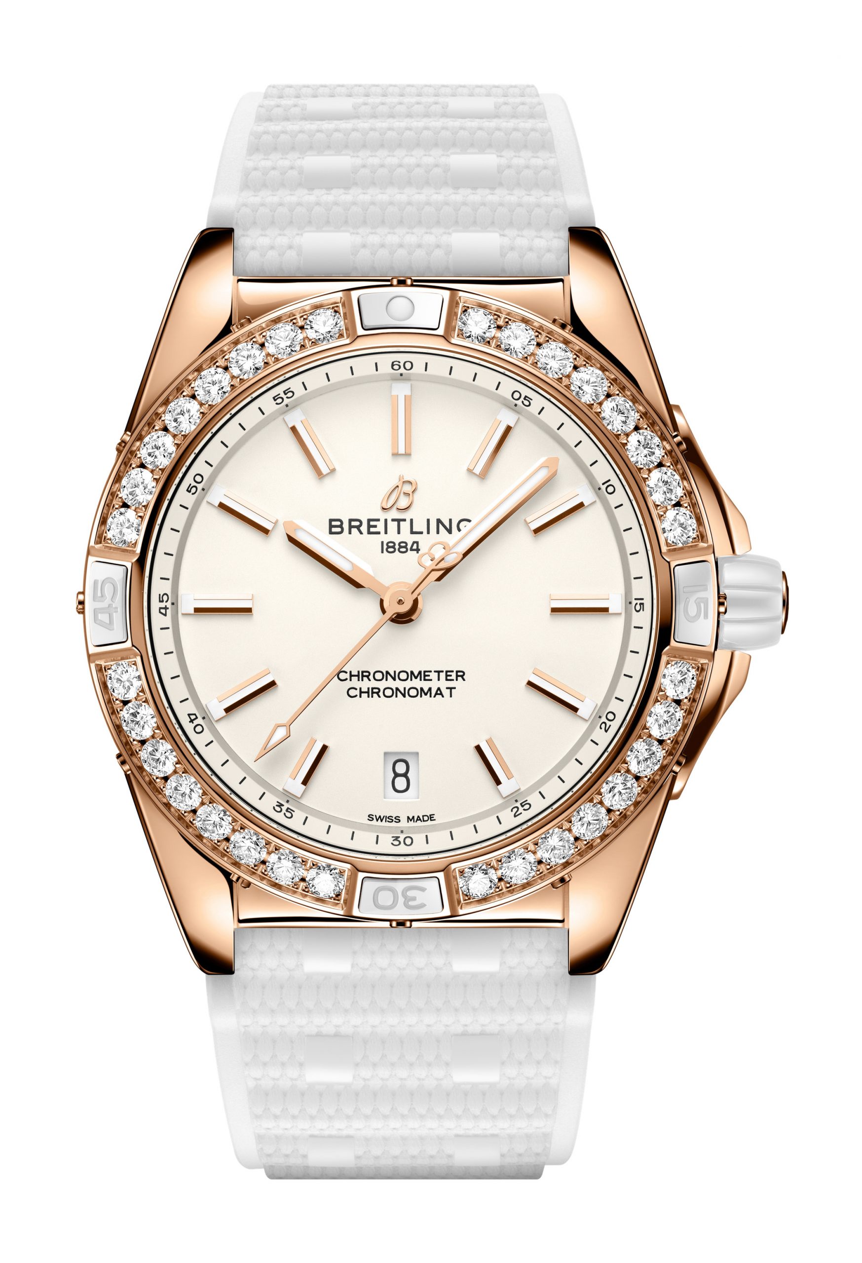 Breitling Super Chronomat Automatic 38 Origins luxury timepiece - detailed view