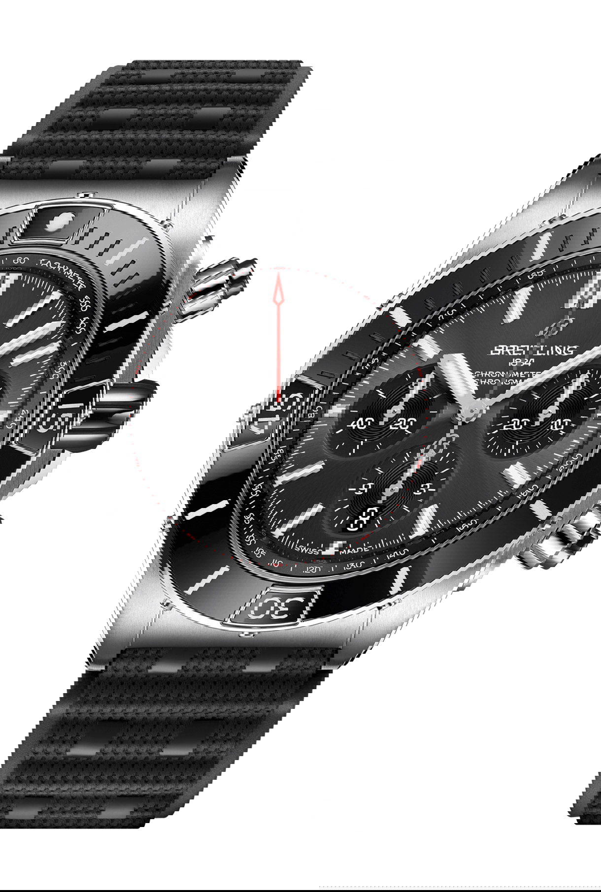 Breitling Super Chronomat B01 44 luxury timepiece - detailed view