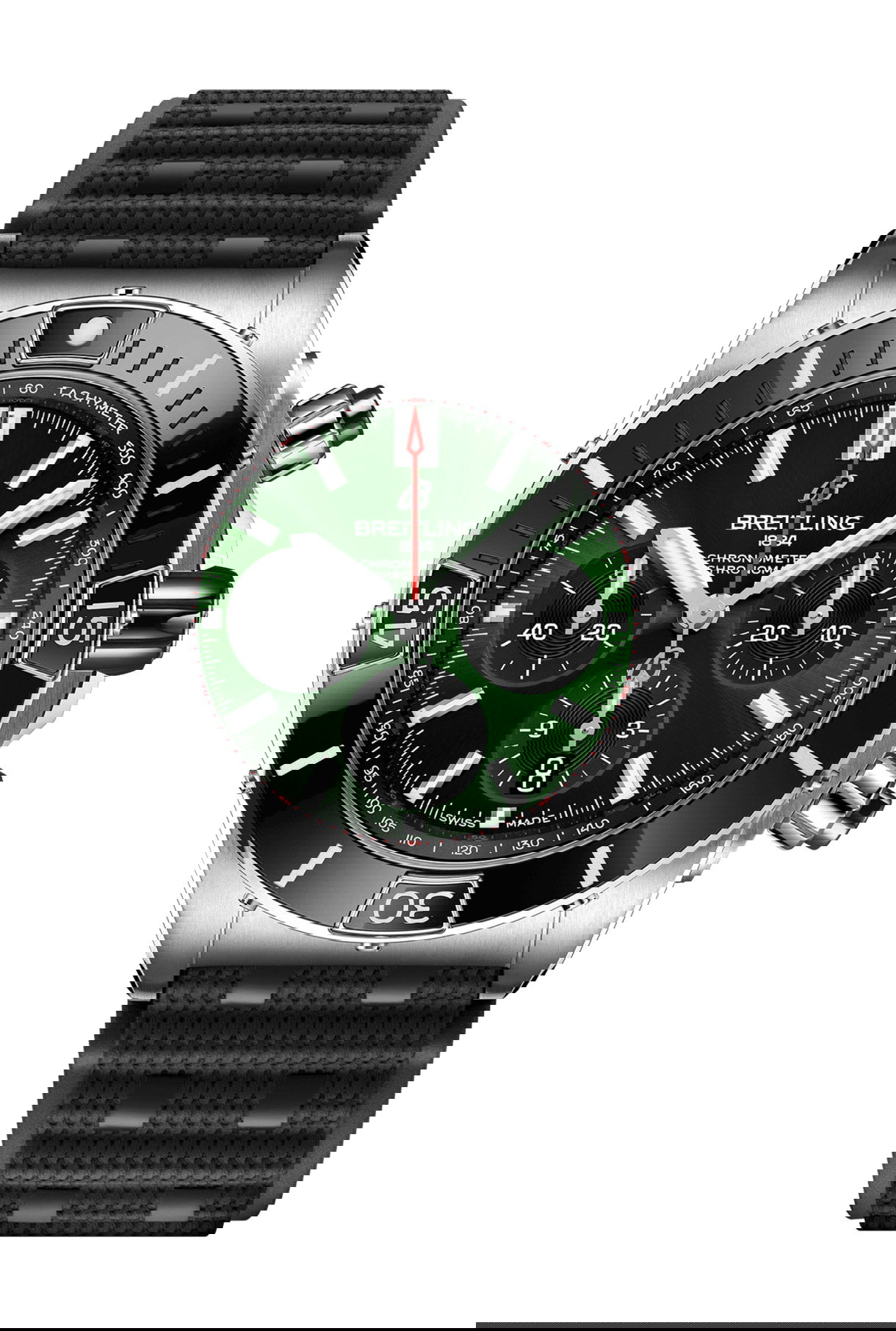 Breitling Super Chronomat B01 44 luxury timepiece - detailed view