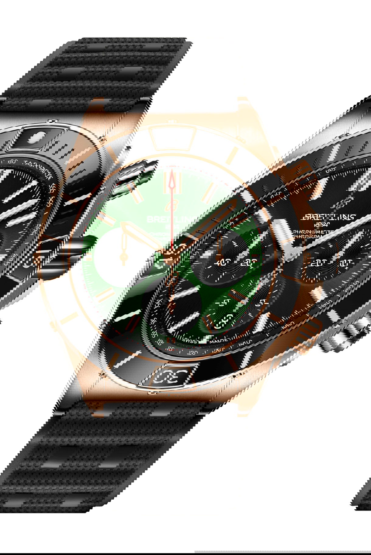 Breitling Super Chronomat B01 44 luxury timepiece - detailed view