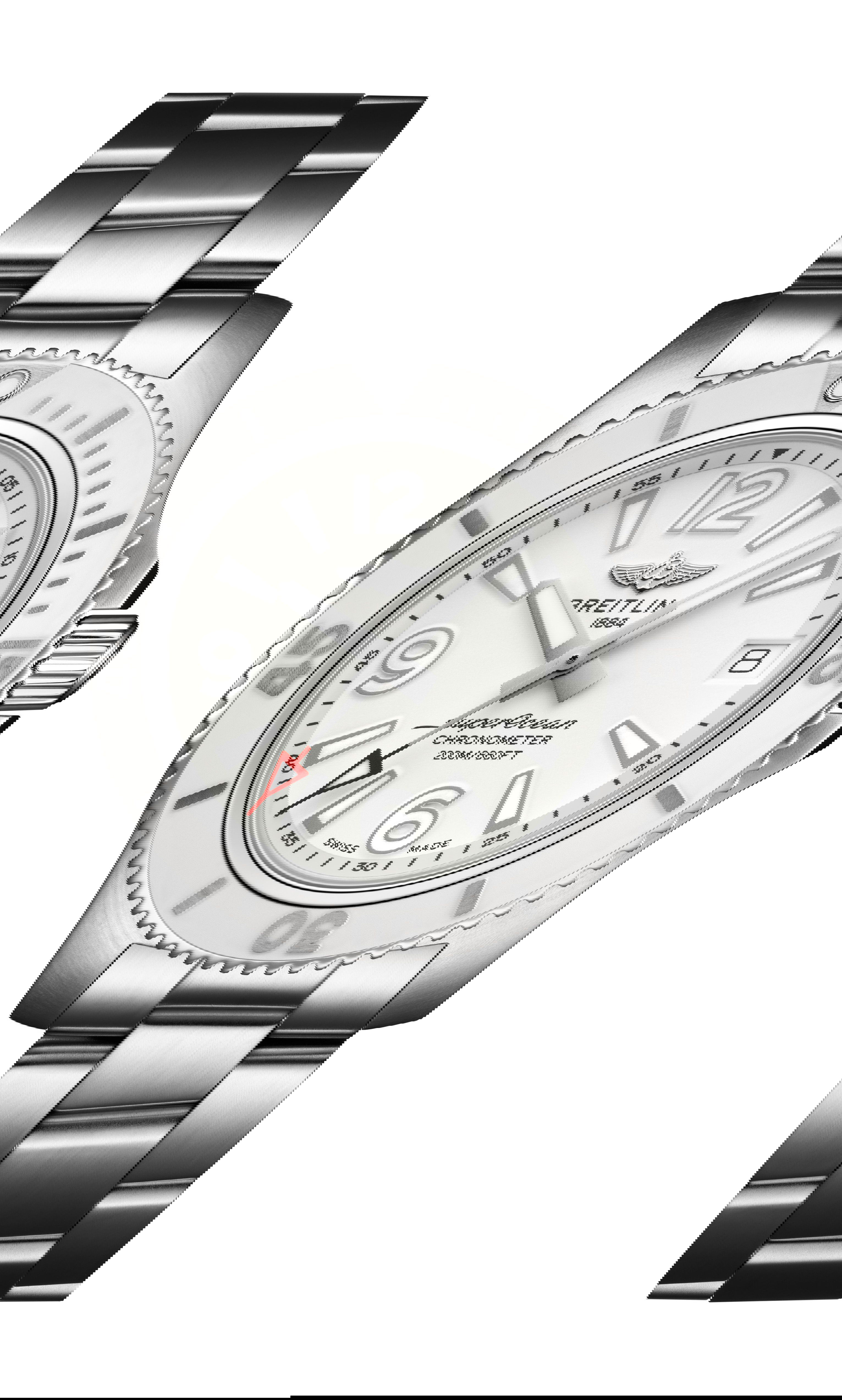 Breitling Superocean Automatic 36 luxury timepiece - detailed view