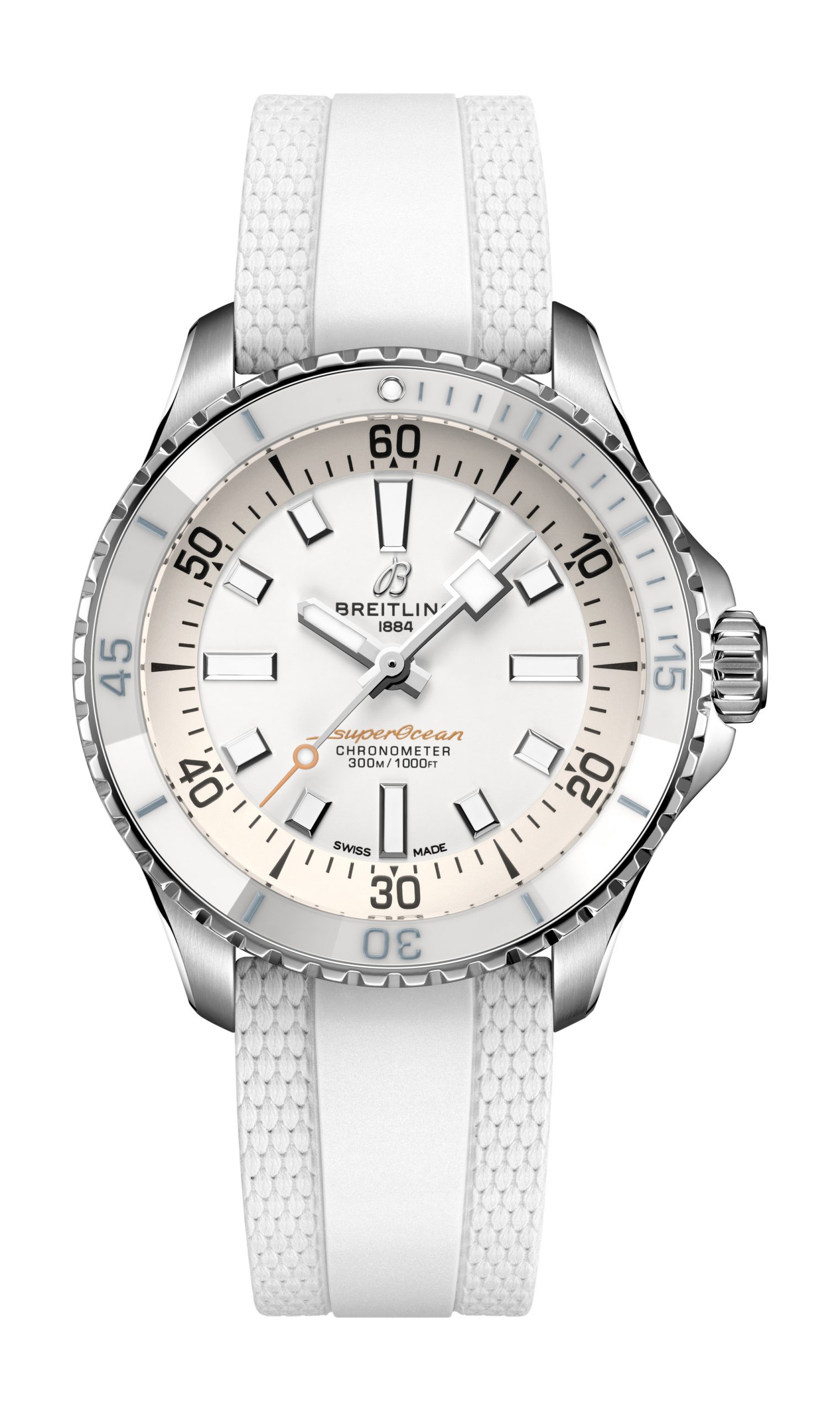 Breitling Superocean Automatic 36 luxury timepiece - detailed view