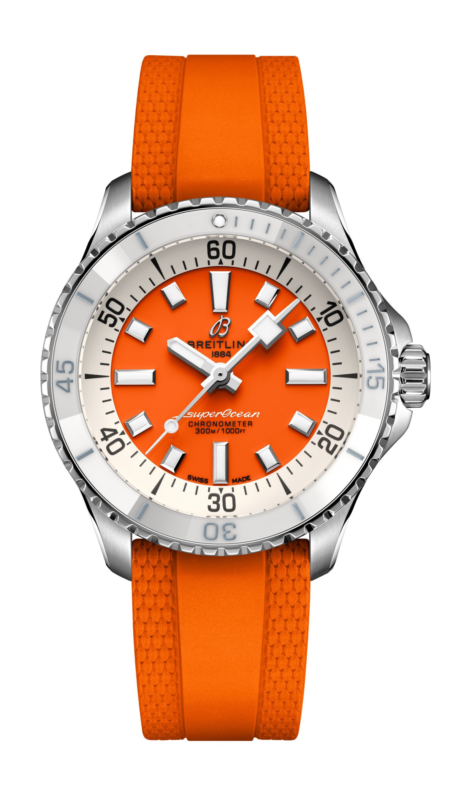 Breitling Superocean Automatic 36 luxury timepiece - detailed view