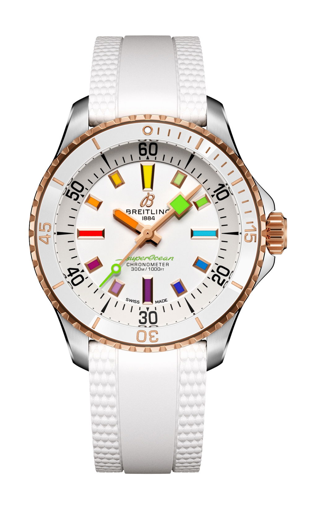 Breitling Superocean Automatic 36 luxury timepiece - detailed view