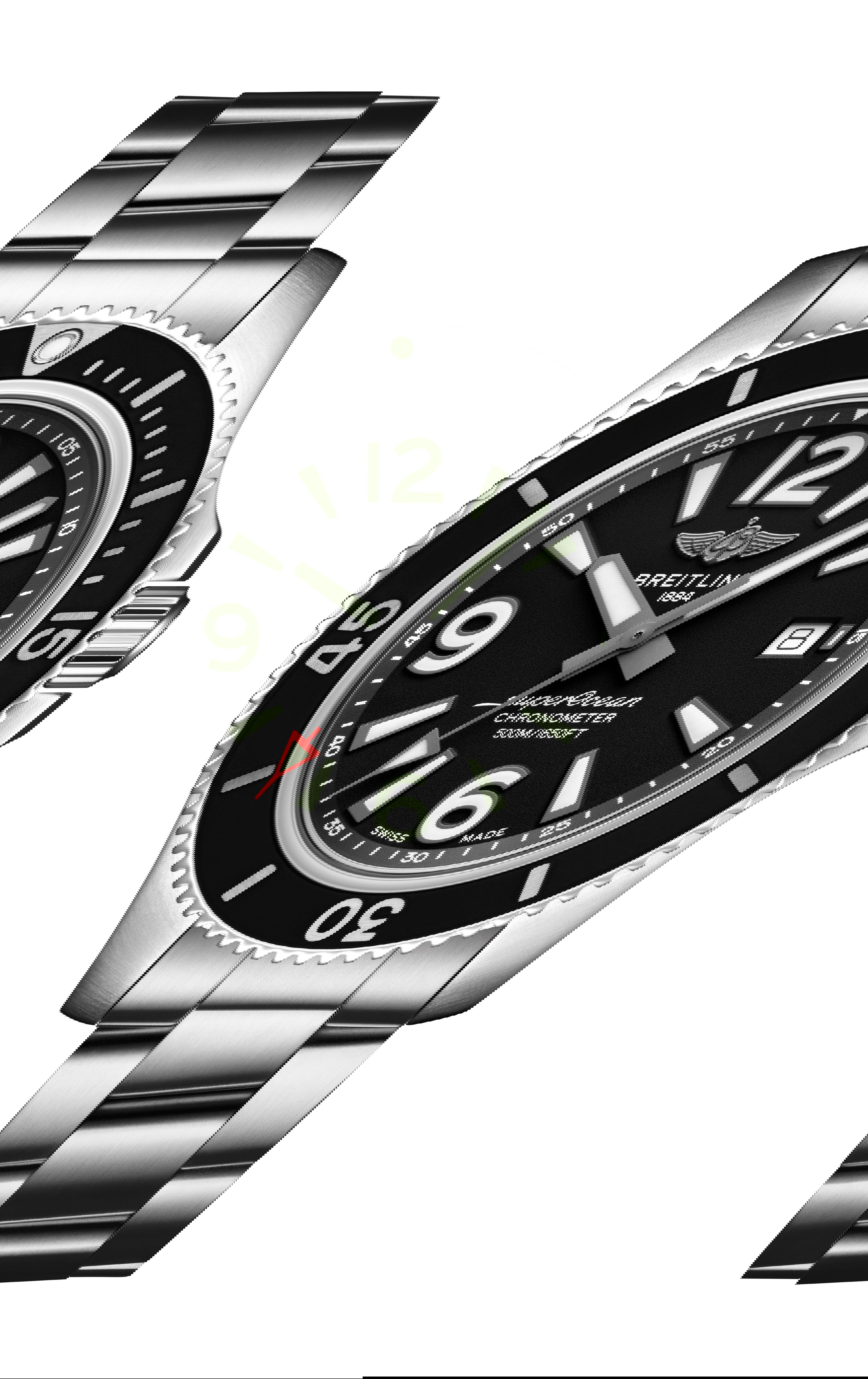 Breitling Superocean Automatic 42 luxury timepiece - detailed view