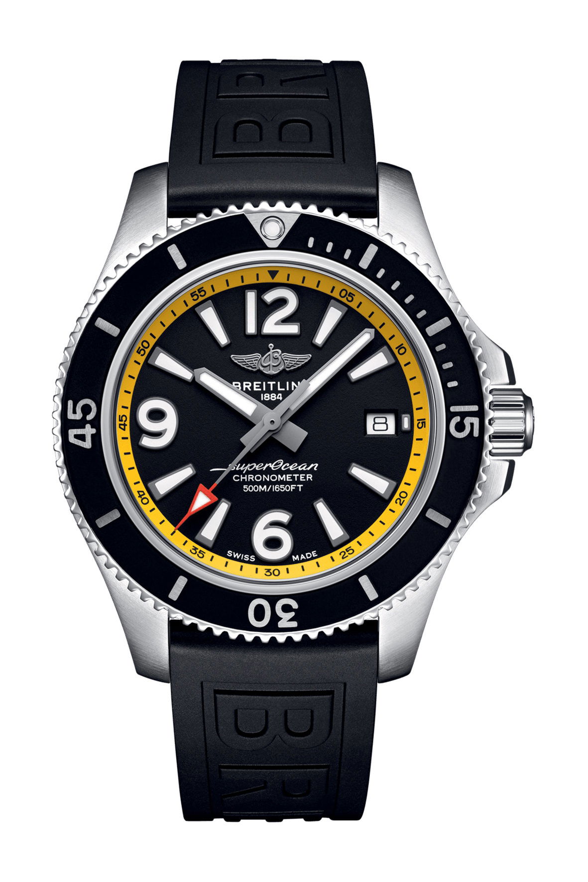 Breitling Superocean Automatic 42 luxury timepiece - detailed view