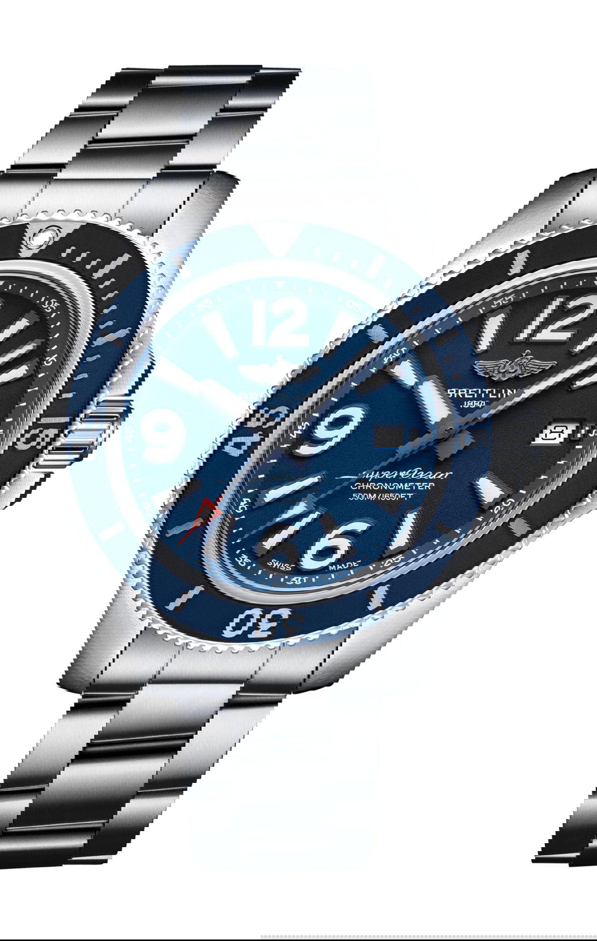 Breitling Superocean Automatic 42 luxury timepiece - detailed view
