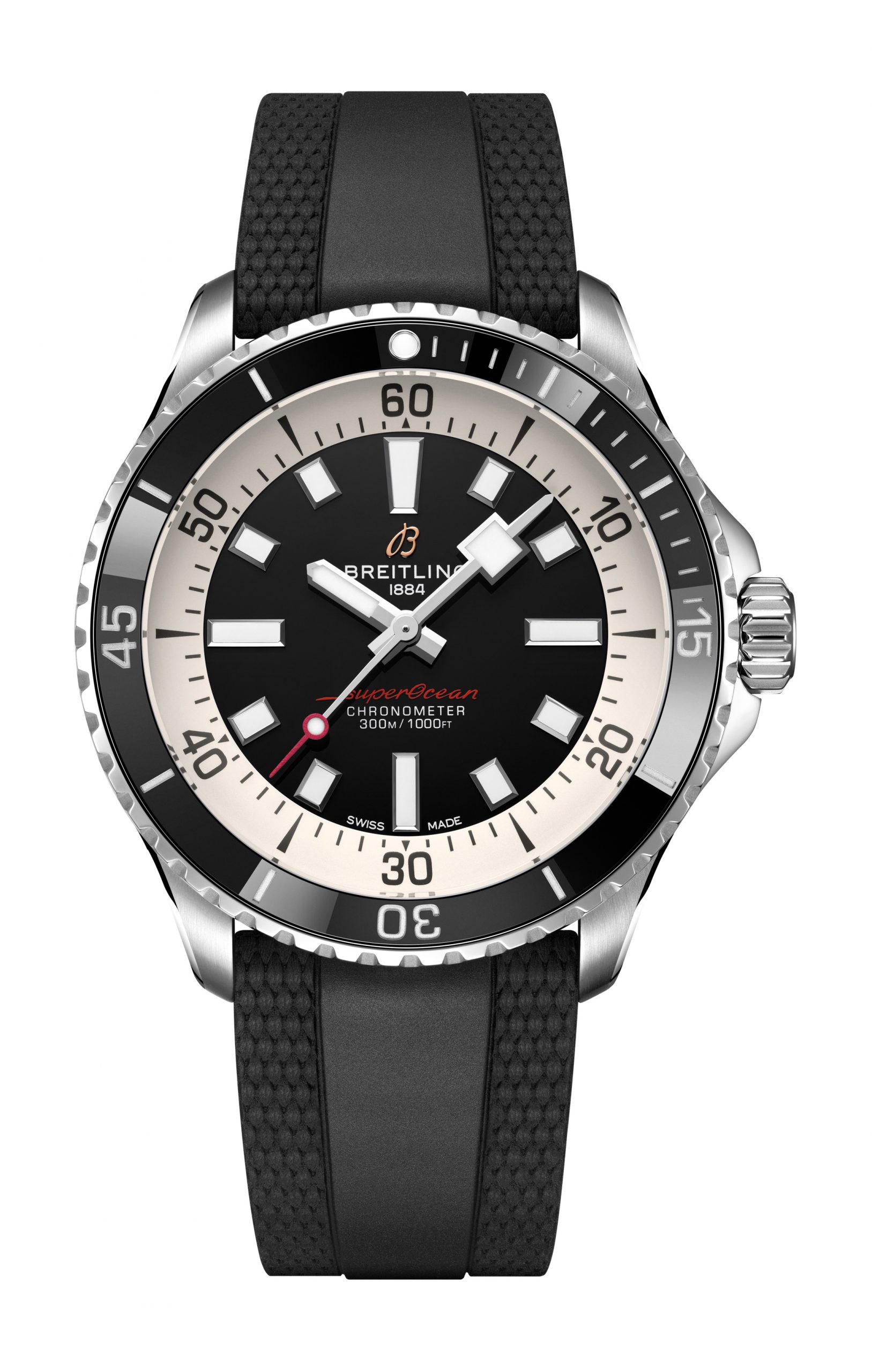 Breitling Superocean Automatic 42 luxury timepiece - detailed view