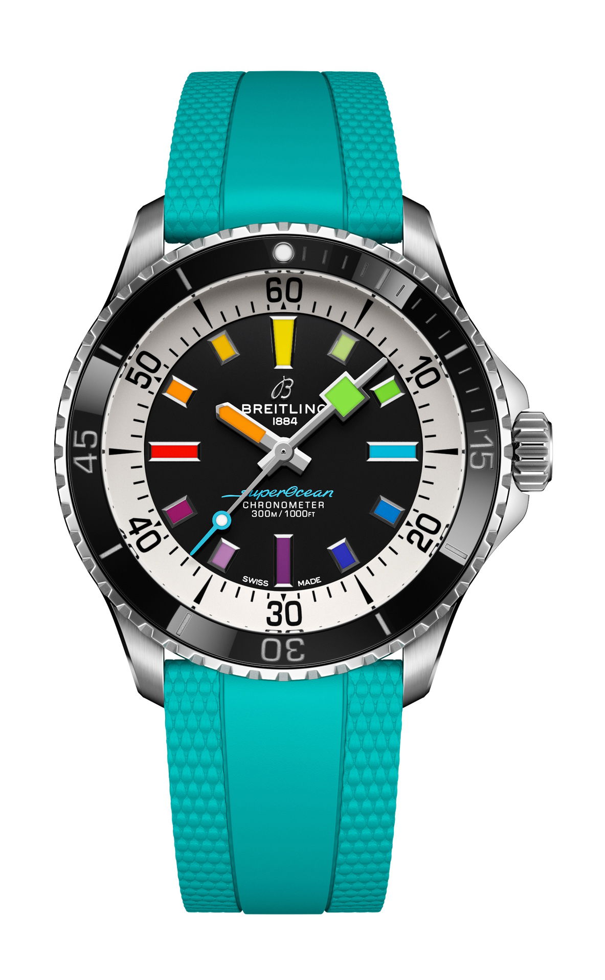 Breitling Superocean Automatic 42 luxury timepiece - detailed view